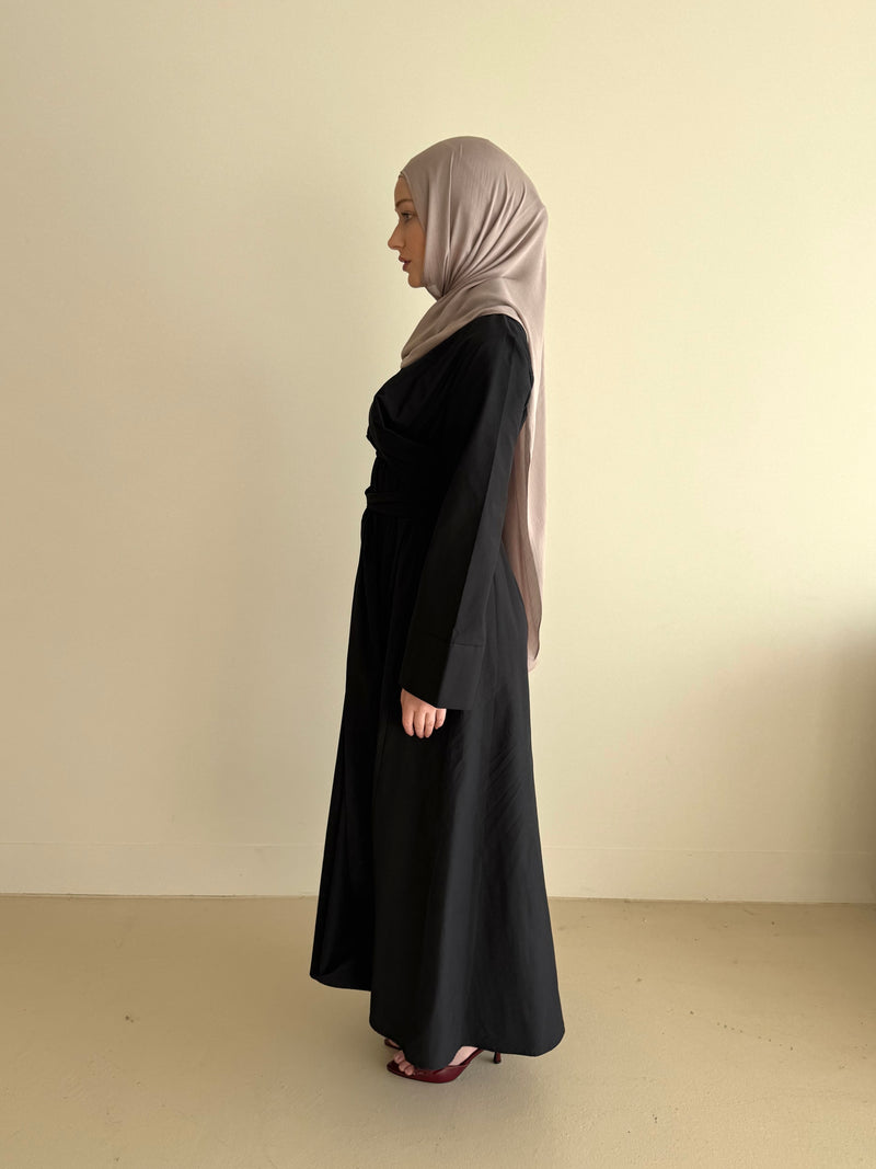 WRAP MAXI DRESS
