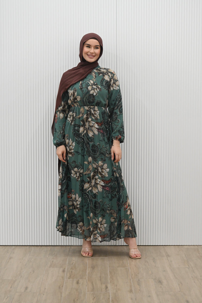AMANI PLEATED DRESS