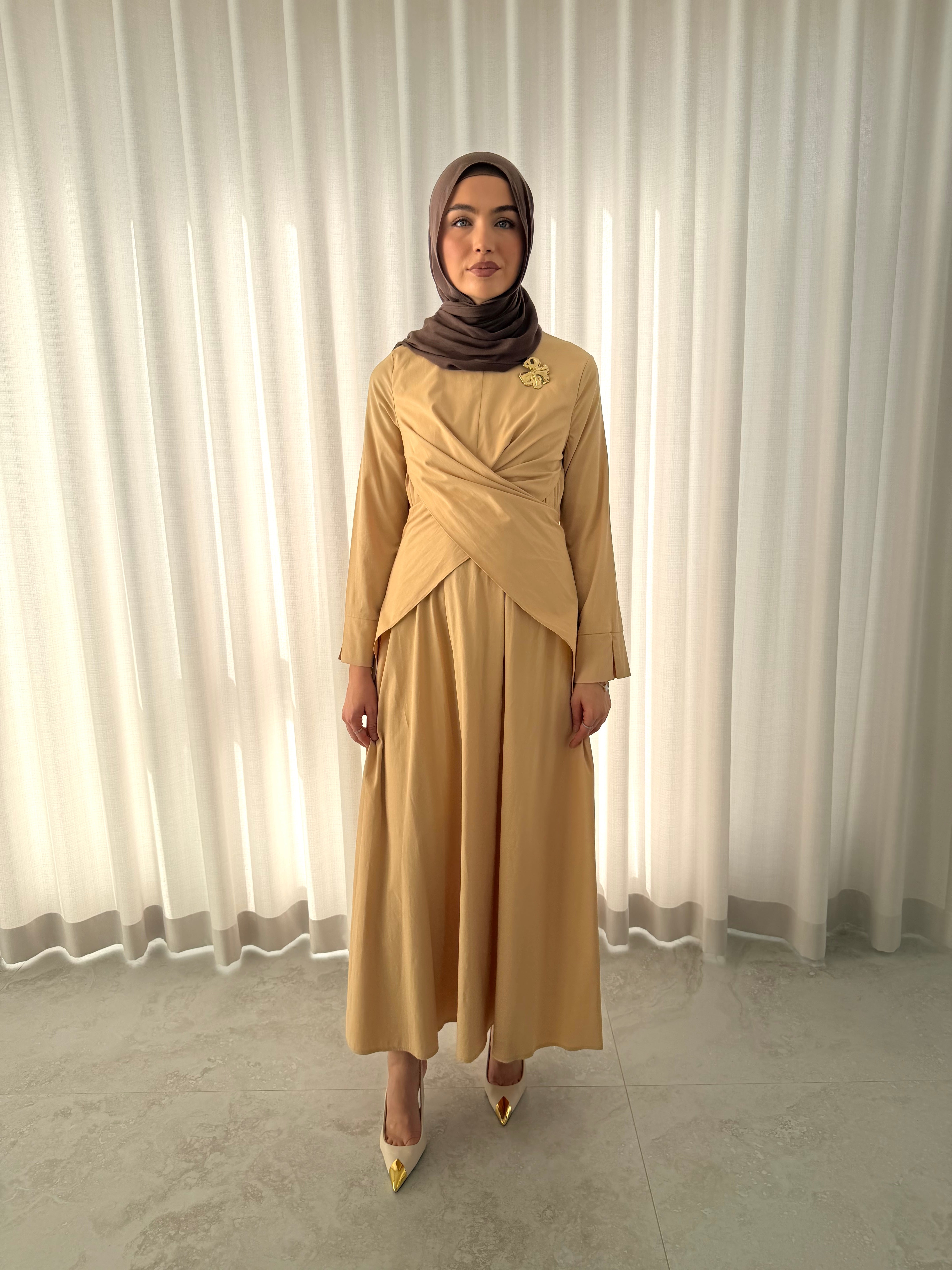 SOLENE WRAP DRESS