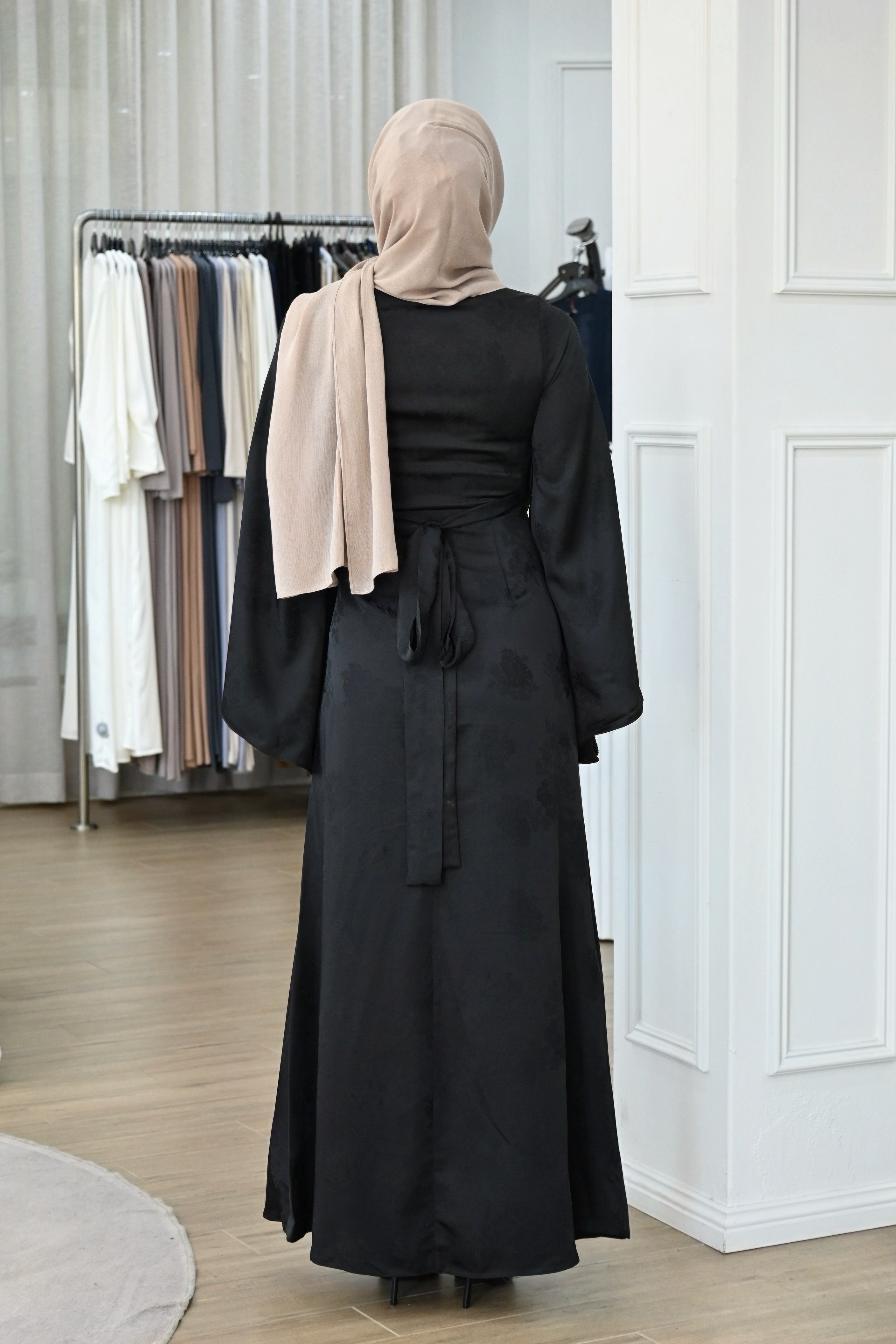AMAL SATIN DRESS