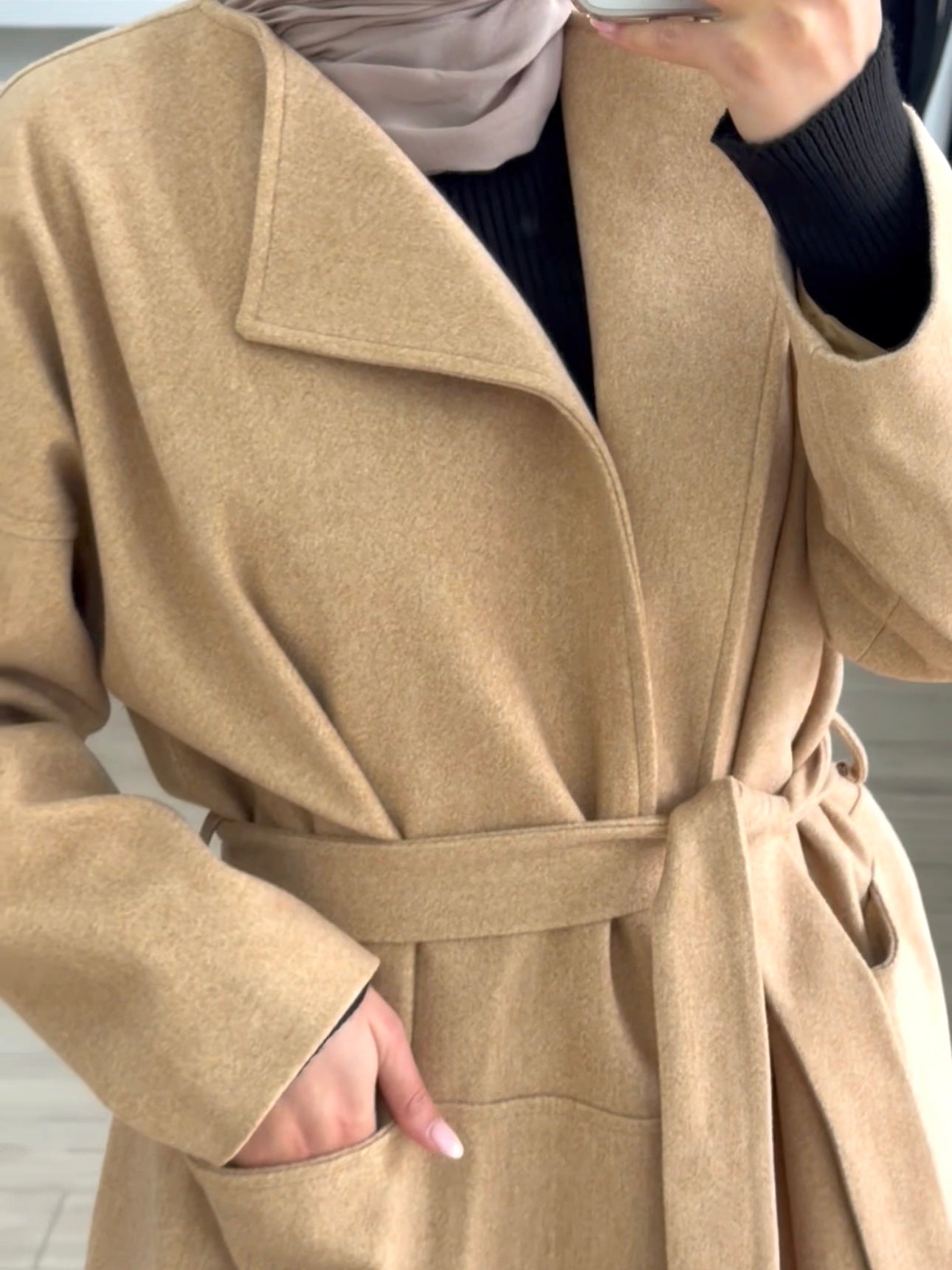 REFINED WRAP COAT
