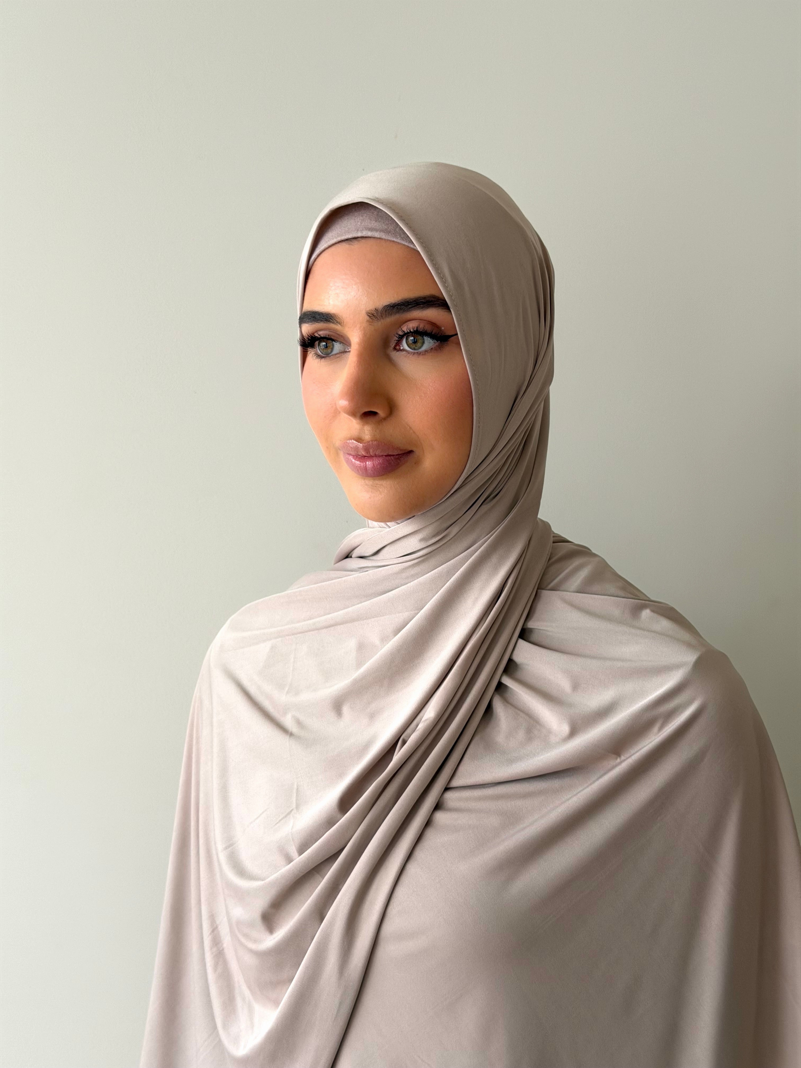 LIQUID JERSEY HIJAB- OAT