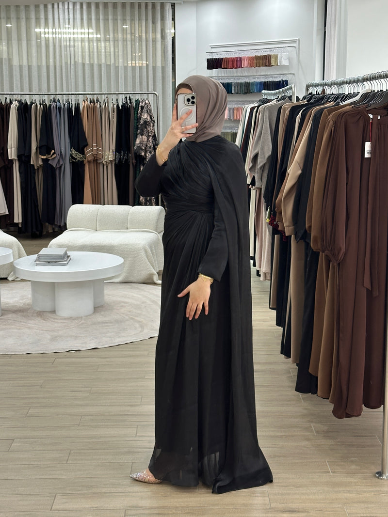 INAYA FORMAL DRESS- BLACK