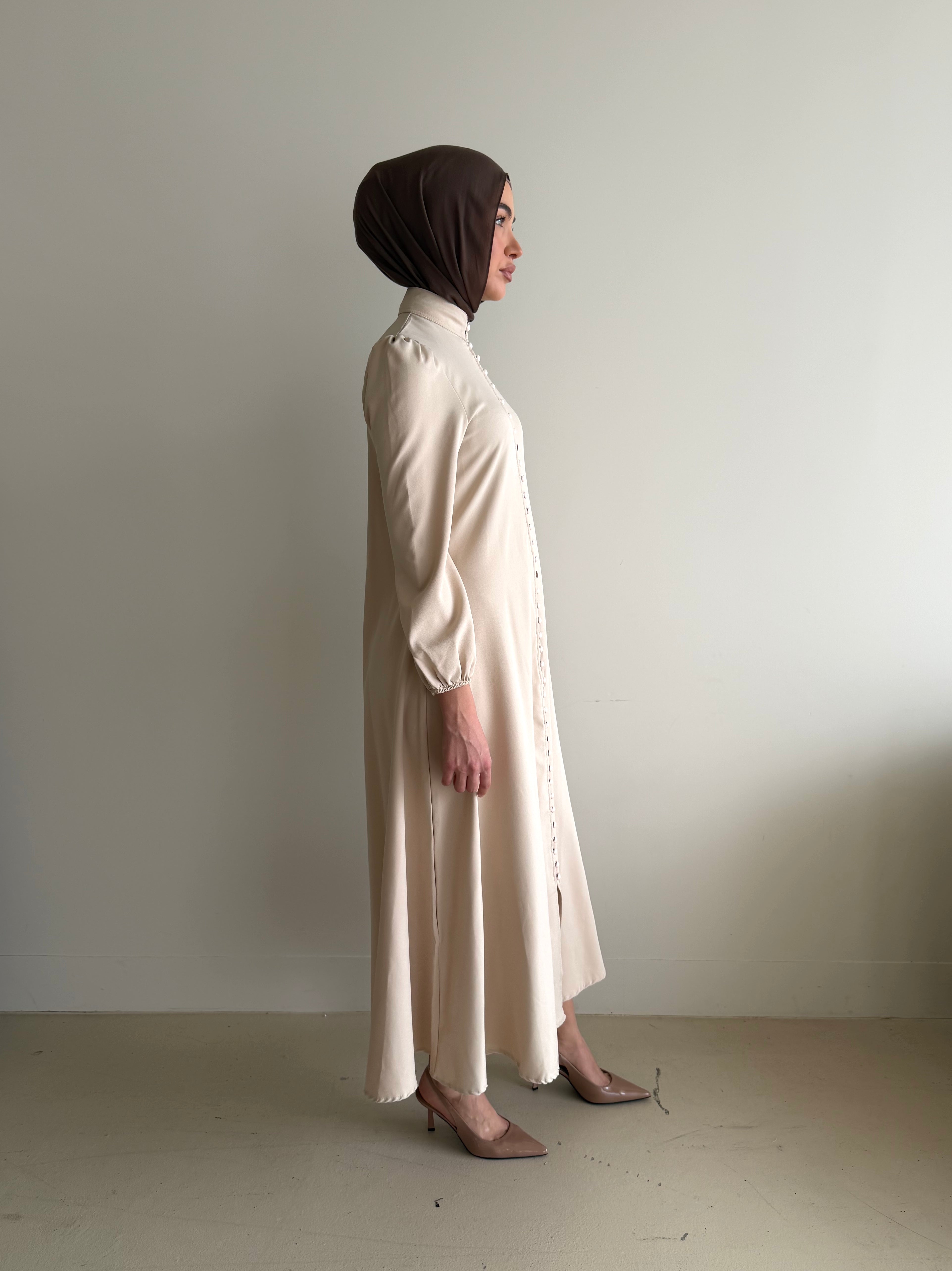 AMARA BUTTON DRESS