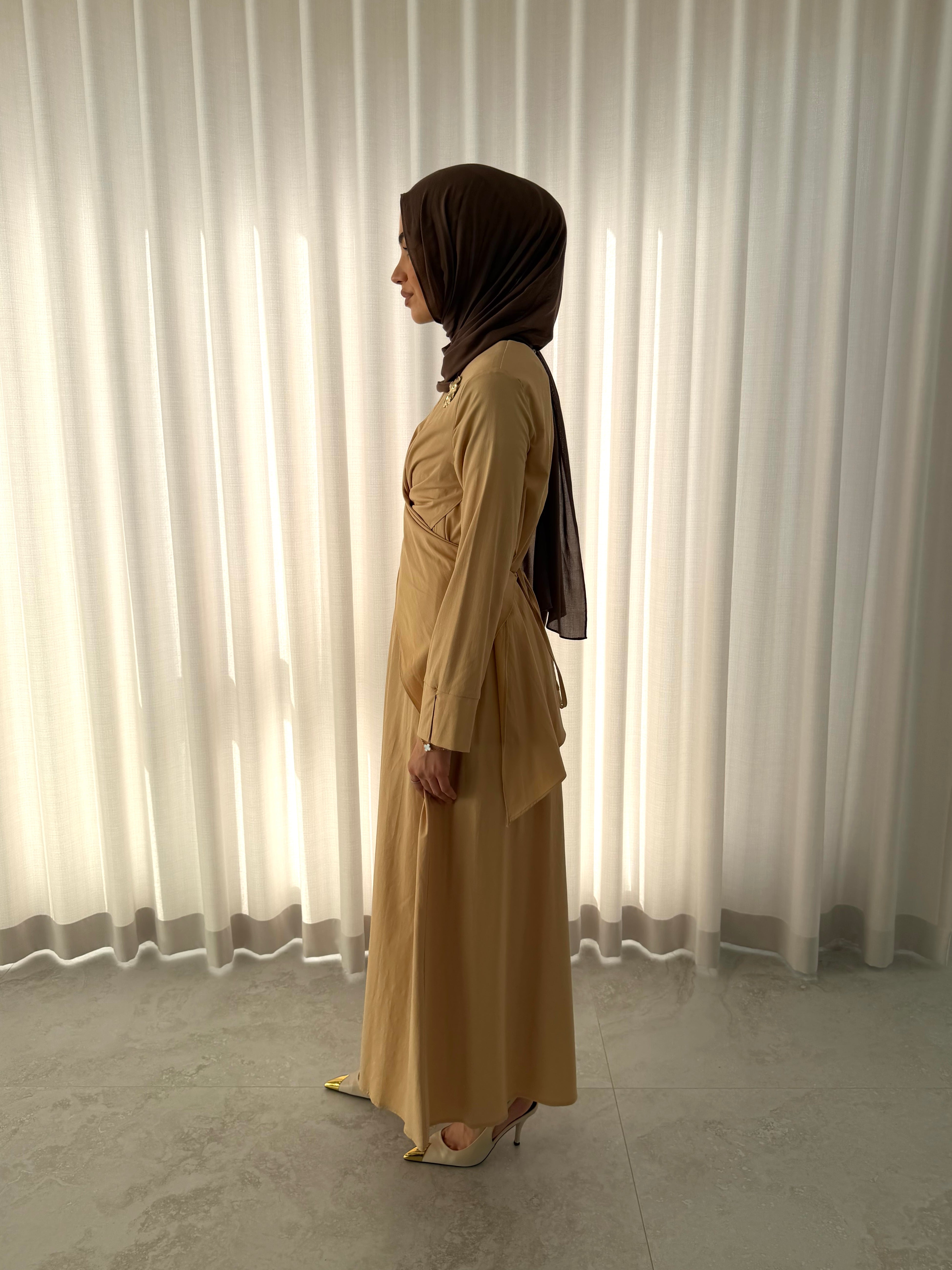 SOLENE WRAP DRESS