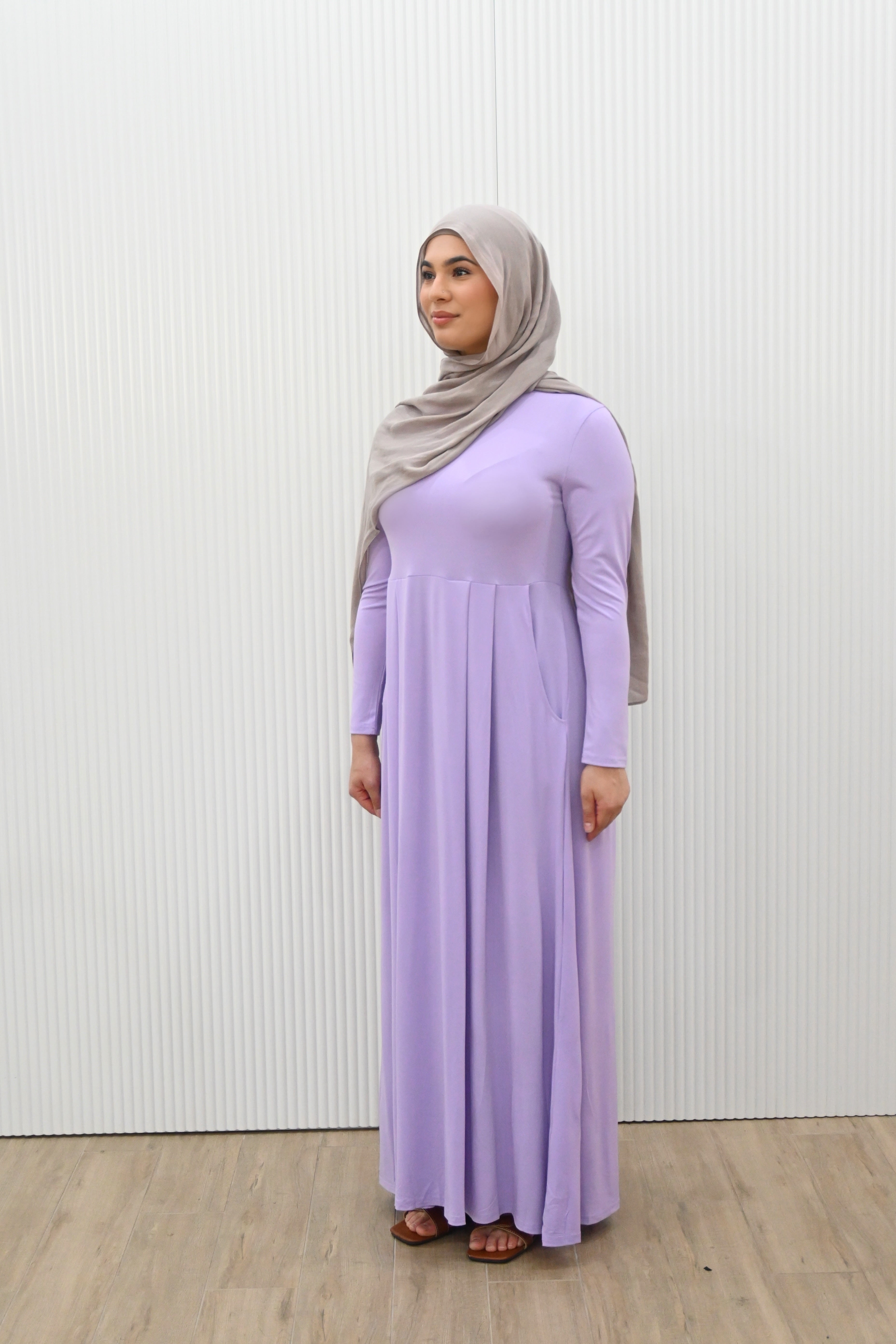 ALISSA LILAC DRESS