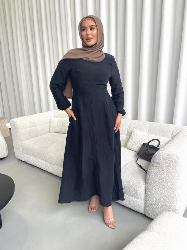 AMIRA DRESS- BLACK