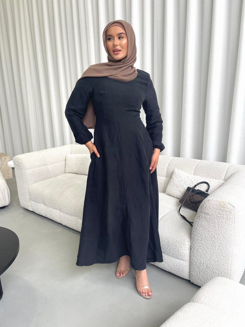AMIRA DRESS- BLACK