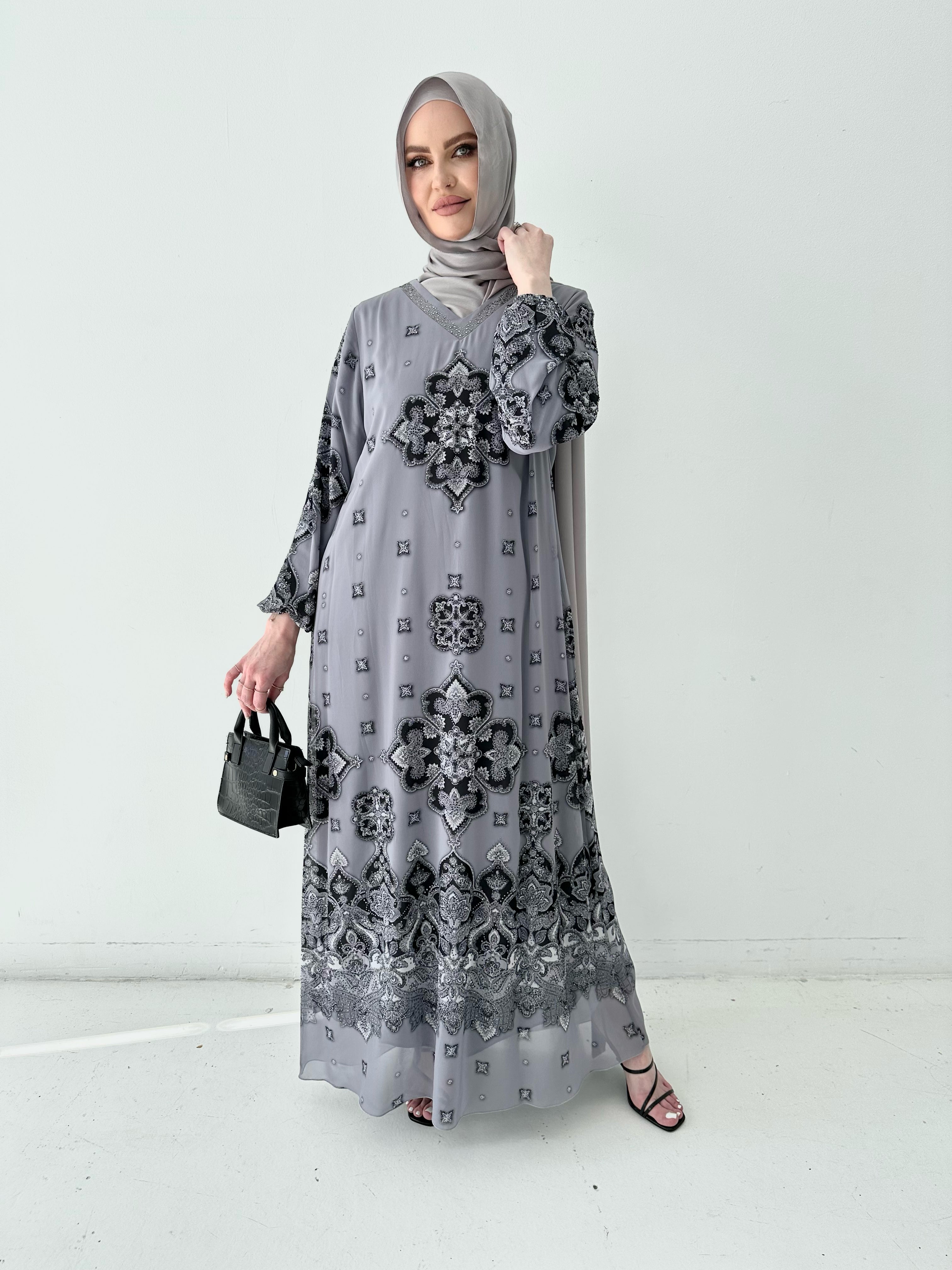 MANAR EMBELLISHED DRESS