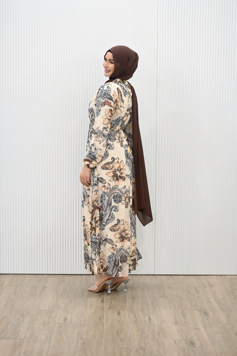 AMANI PLEATED DRESS