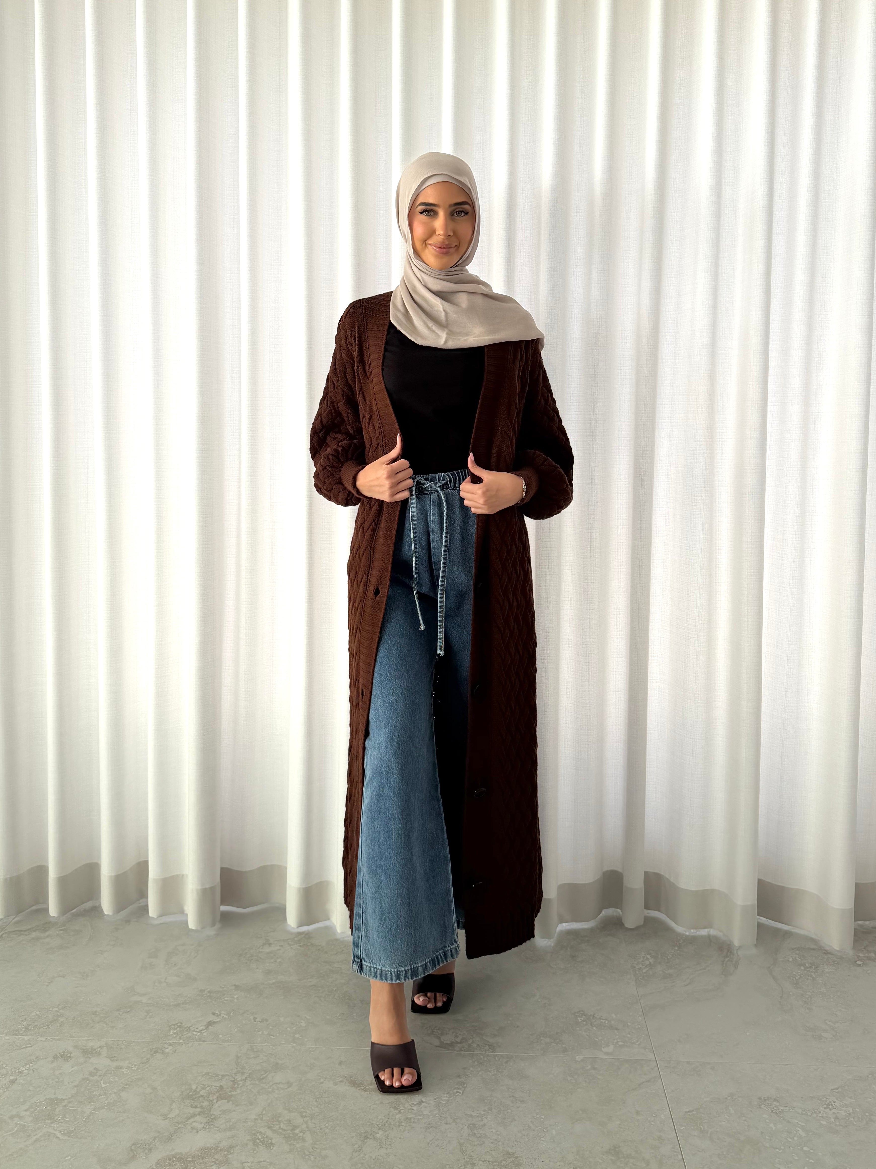 CABLE STITCH CARDIGAN