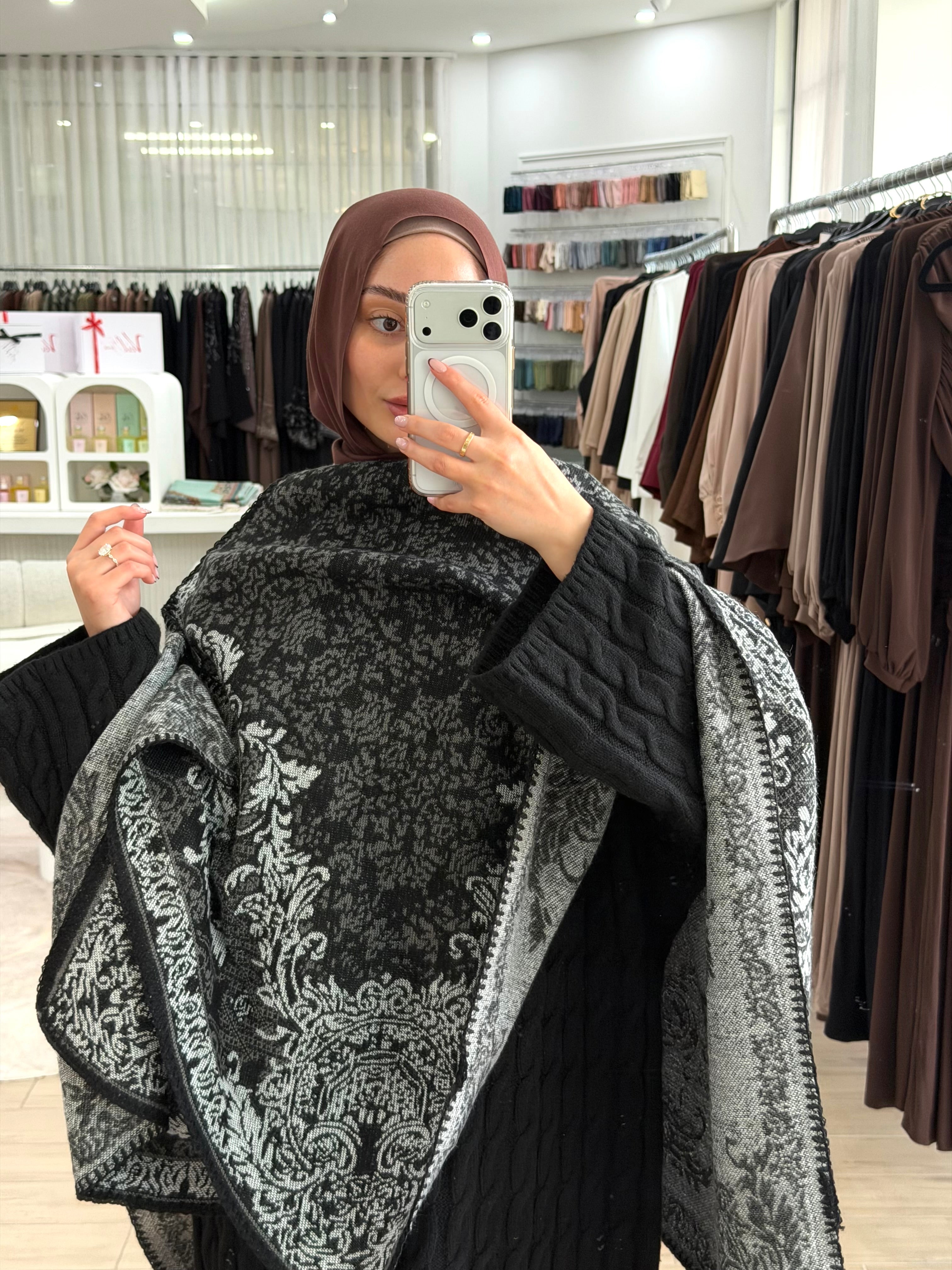 HERITAGE PONCHO- MIDNIGHT