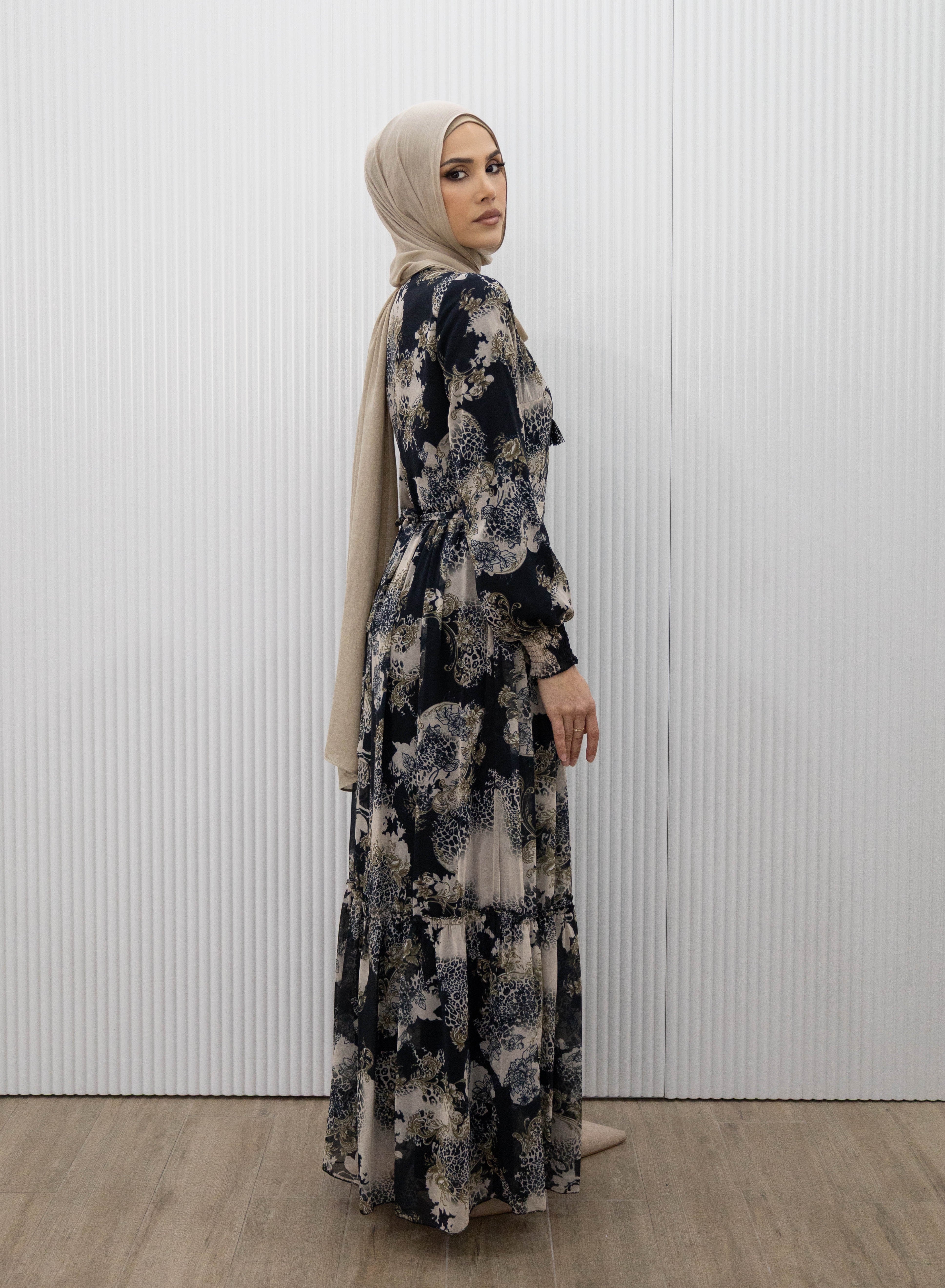MAYSOUN CHIFFON DRESS
