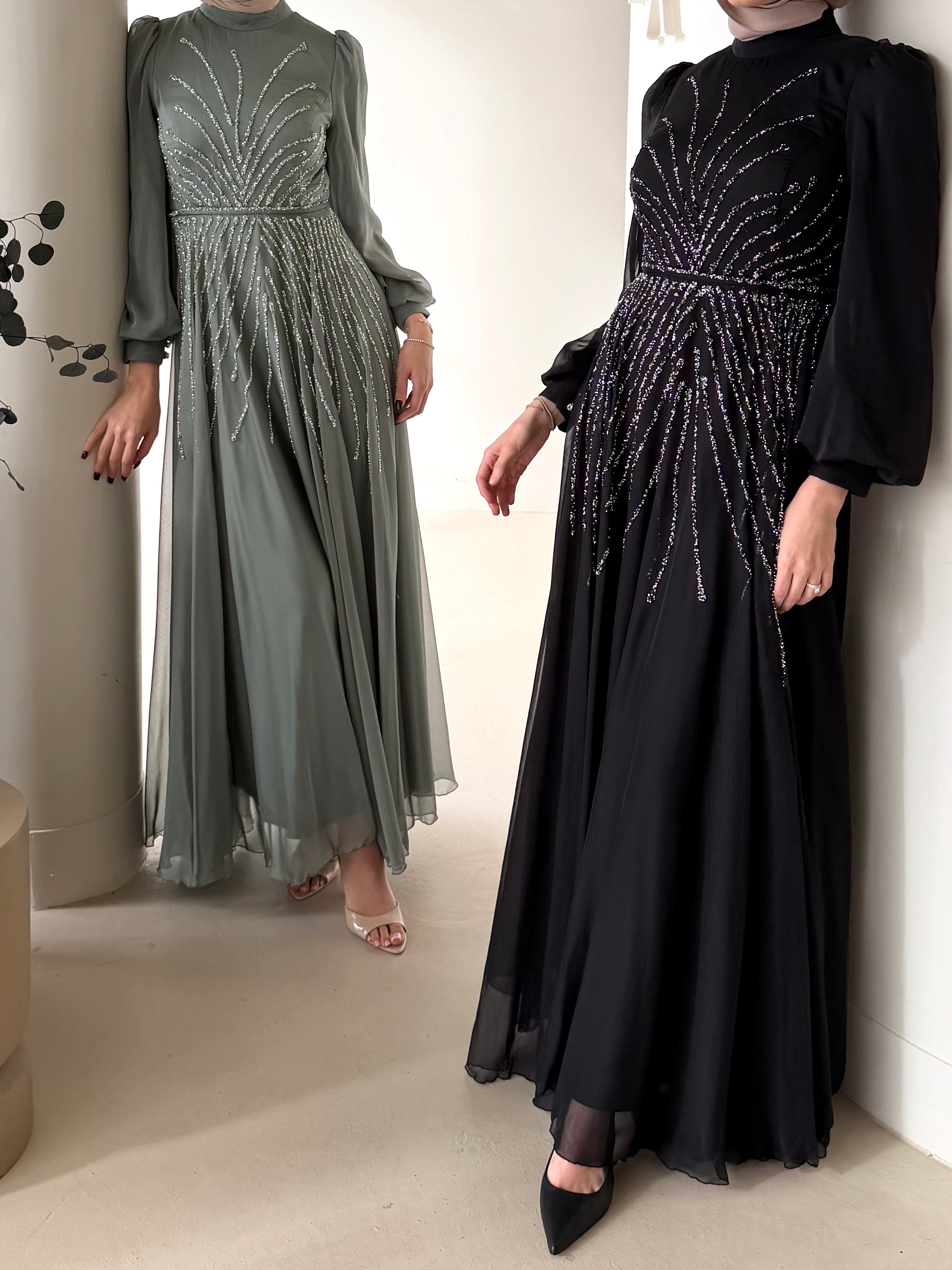 LORENA FORMAL DRESS- BLACK