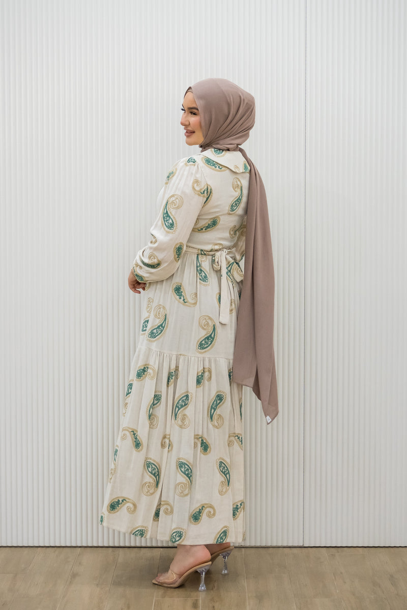 PAISLEY COTTON DRESS