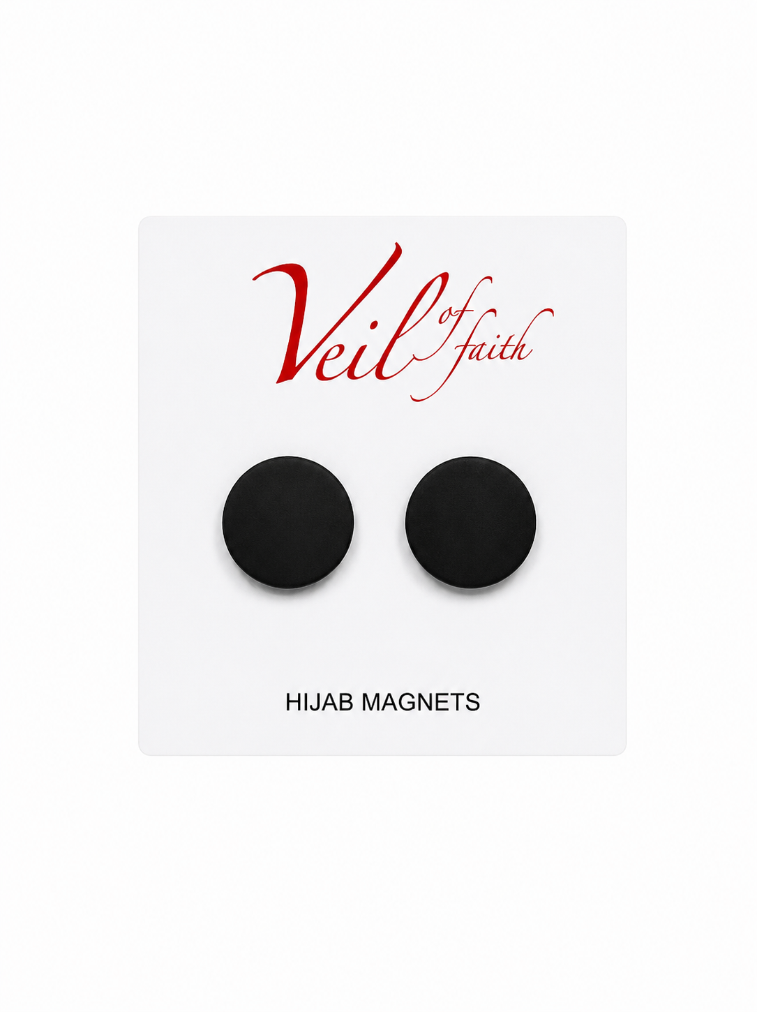 HIJAB MAGNETS 2PK - BLACK