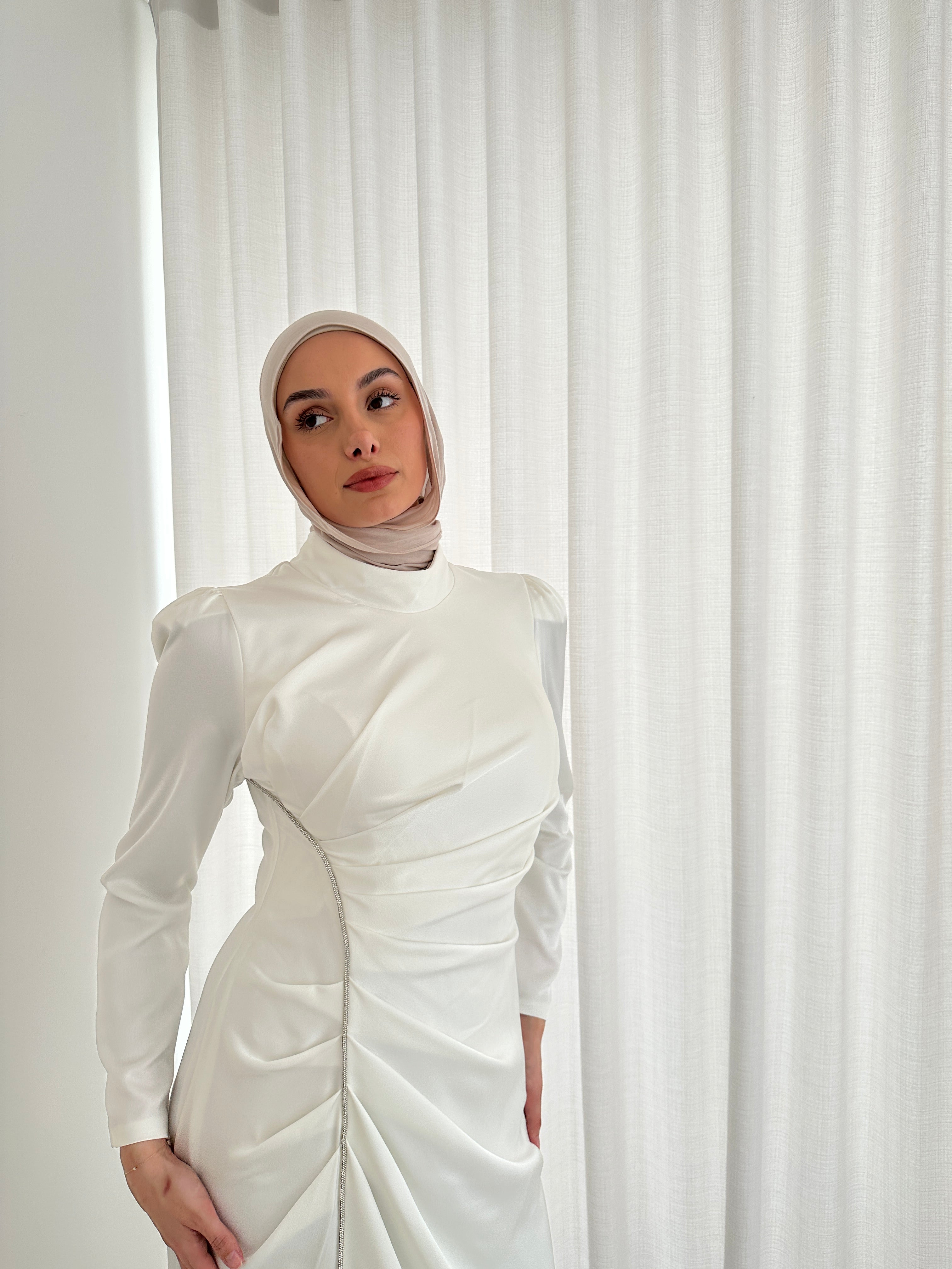 OLA FORMAL DRESS- WHITE