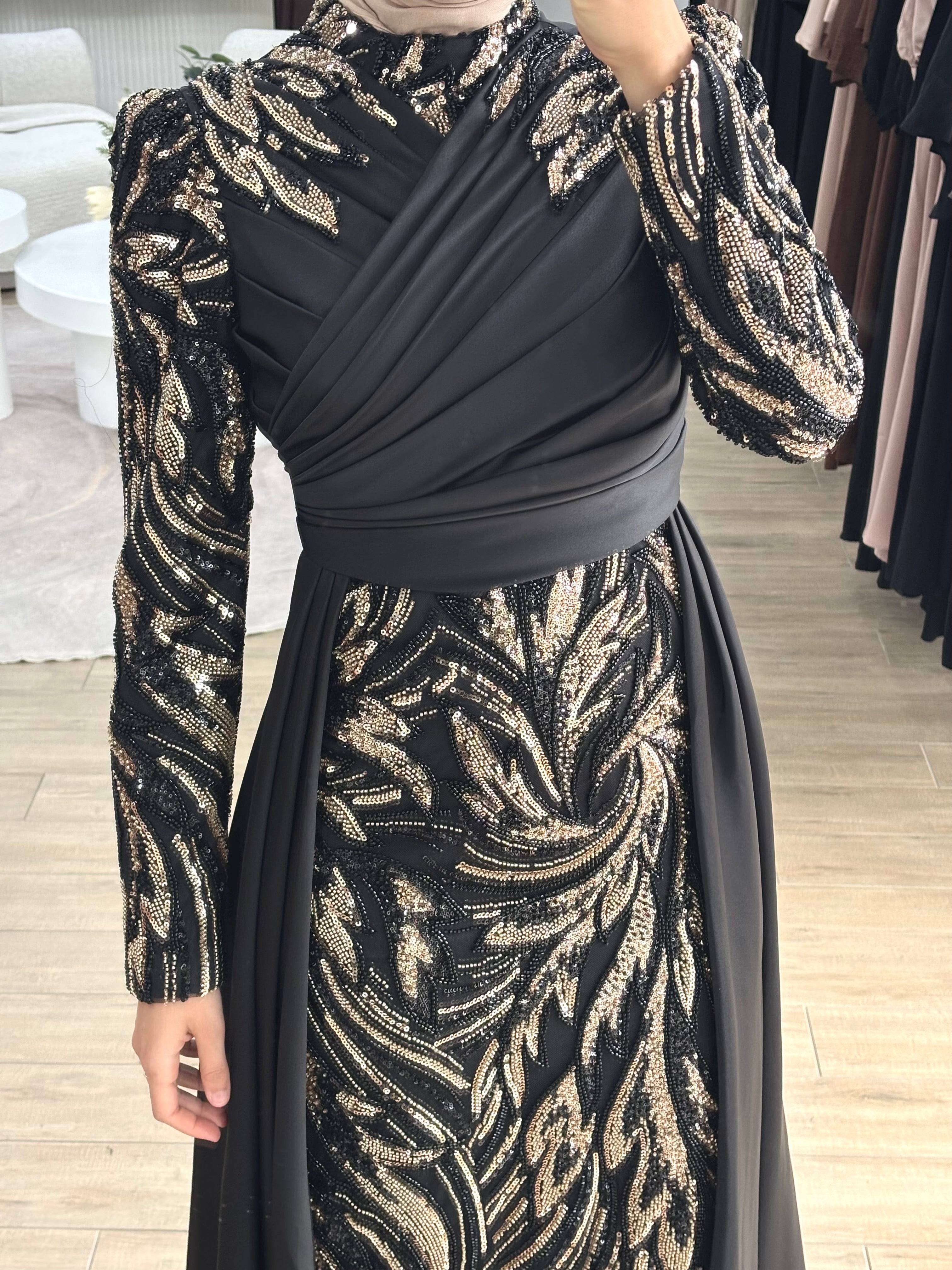 SORELLA FORMAL DRESS- BLACK