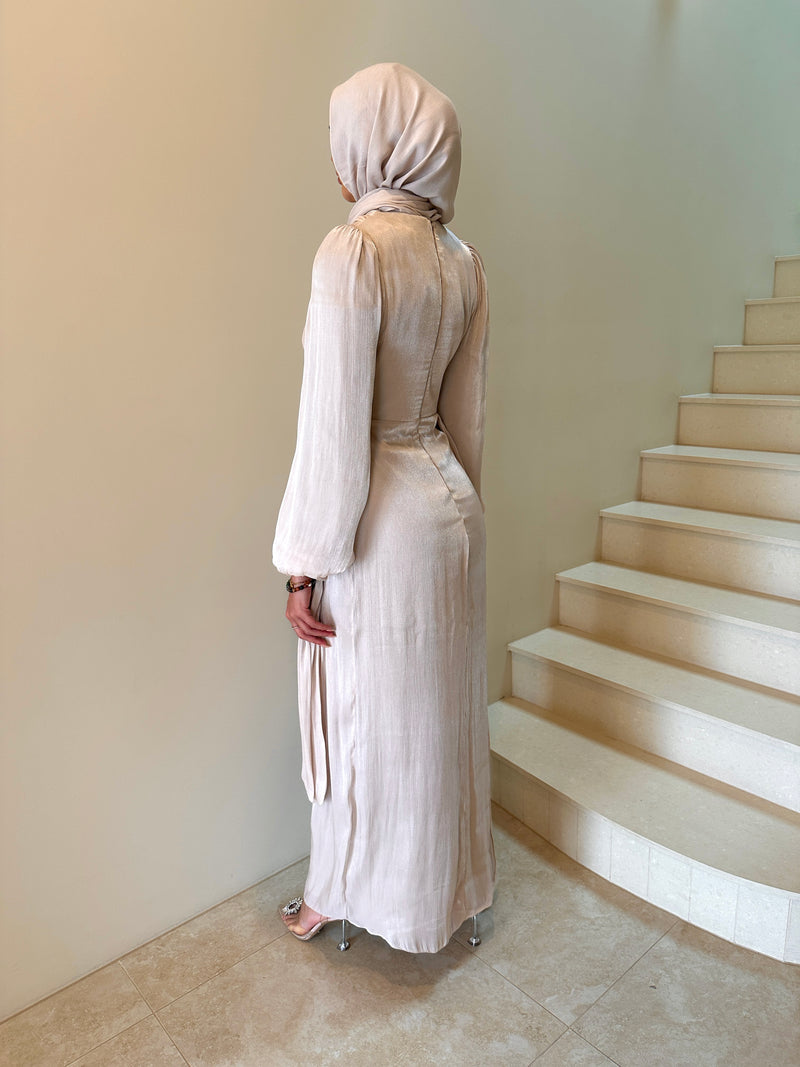 LAYAN FORMAL DRESS-CREAM