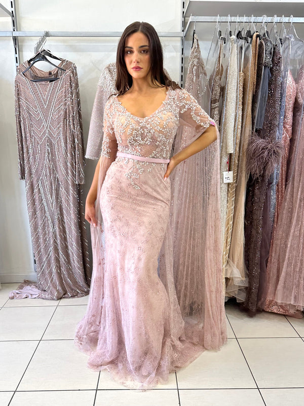 RANYA BEADED HIRE GOWN