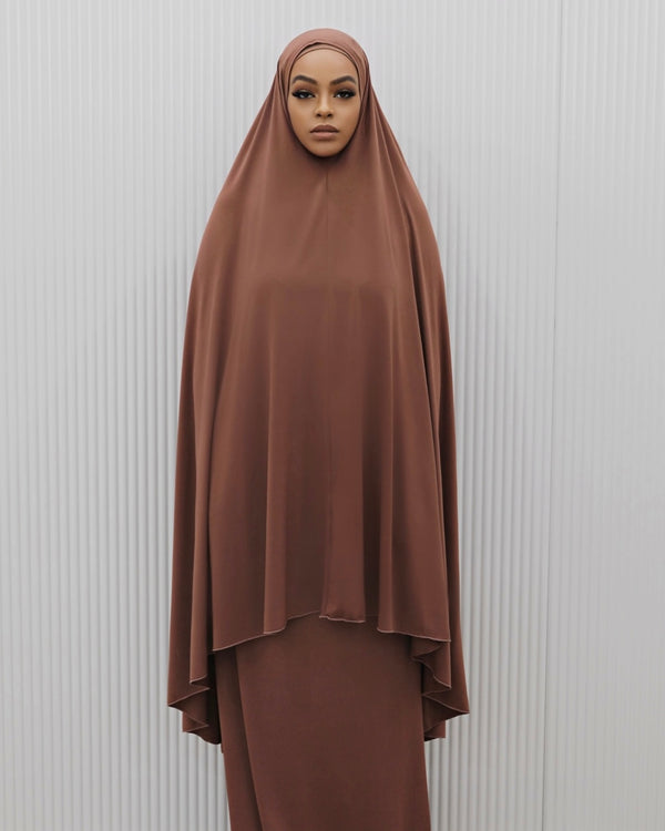 LARGE SIGNATURE JILBAB- DUSTY ROSE