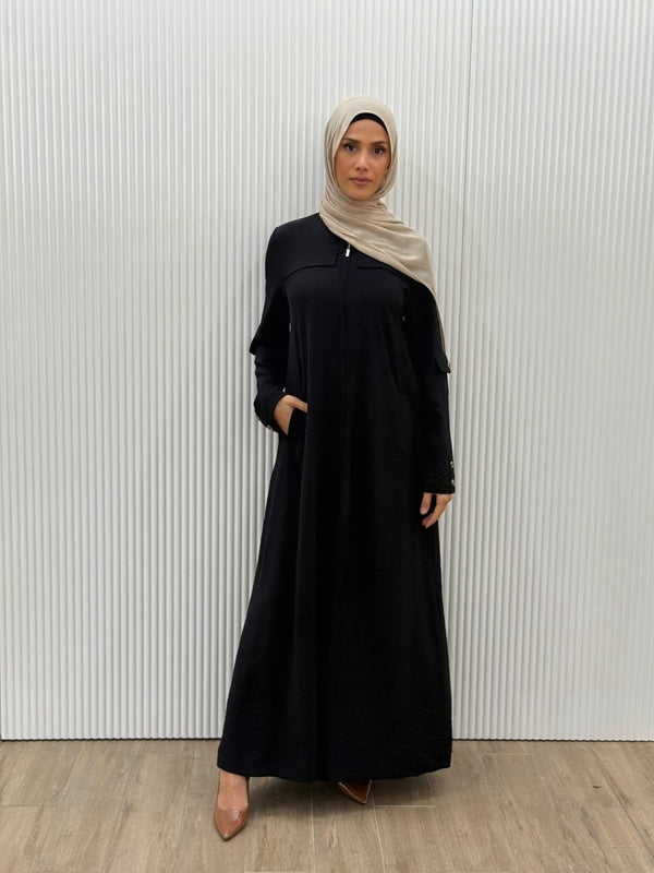 Zohra Zip Dress – nursing-friendly modest dress from Veil Of Faith