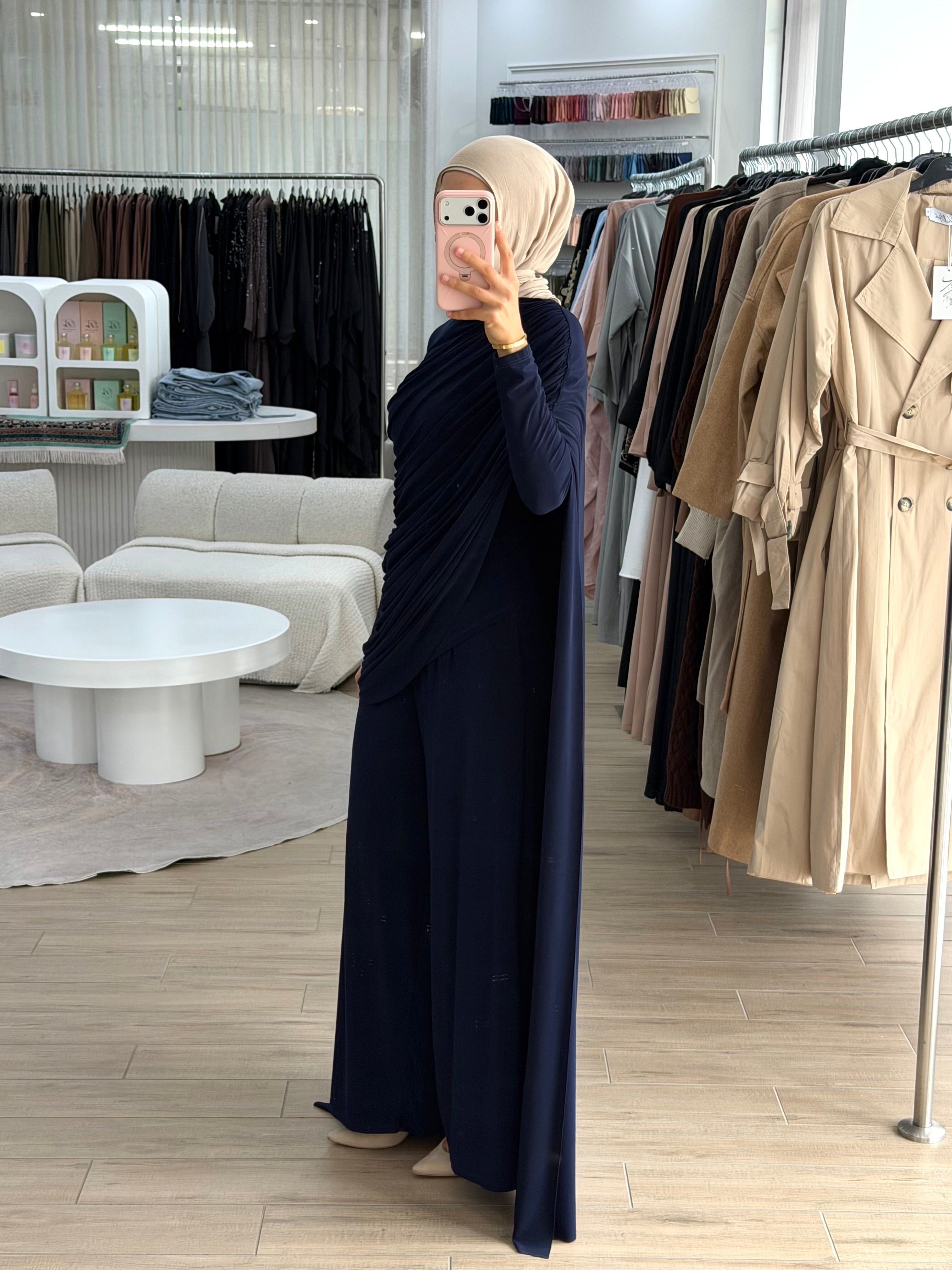 SNATCHED JERSEY SET -NAVY