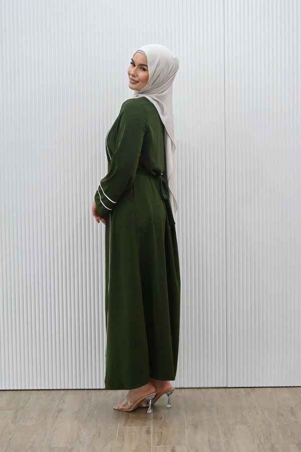 NUR KHAKI ABAYA