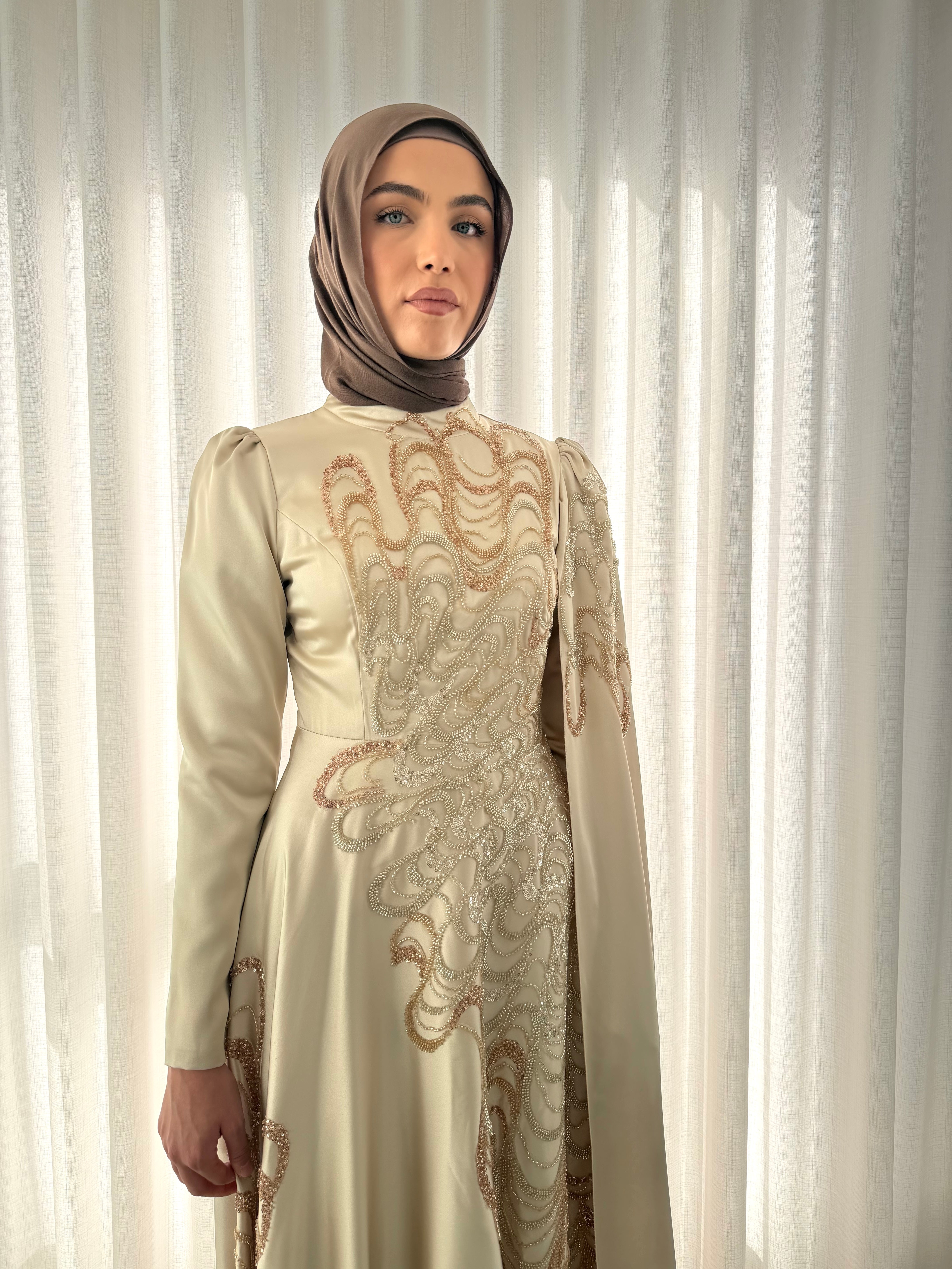 MARIAH FORMAL DRESS- GOLD