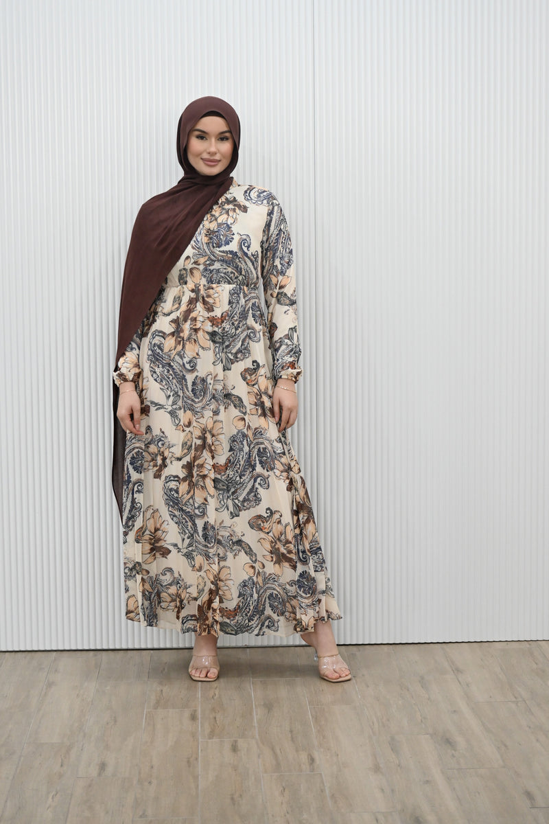 AMANI PLEATED DRESS