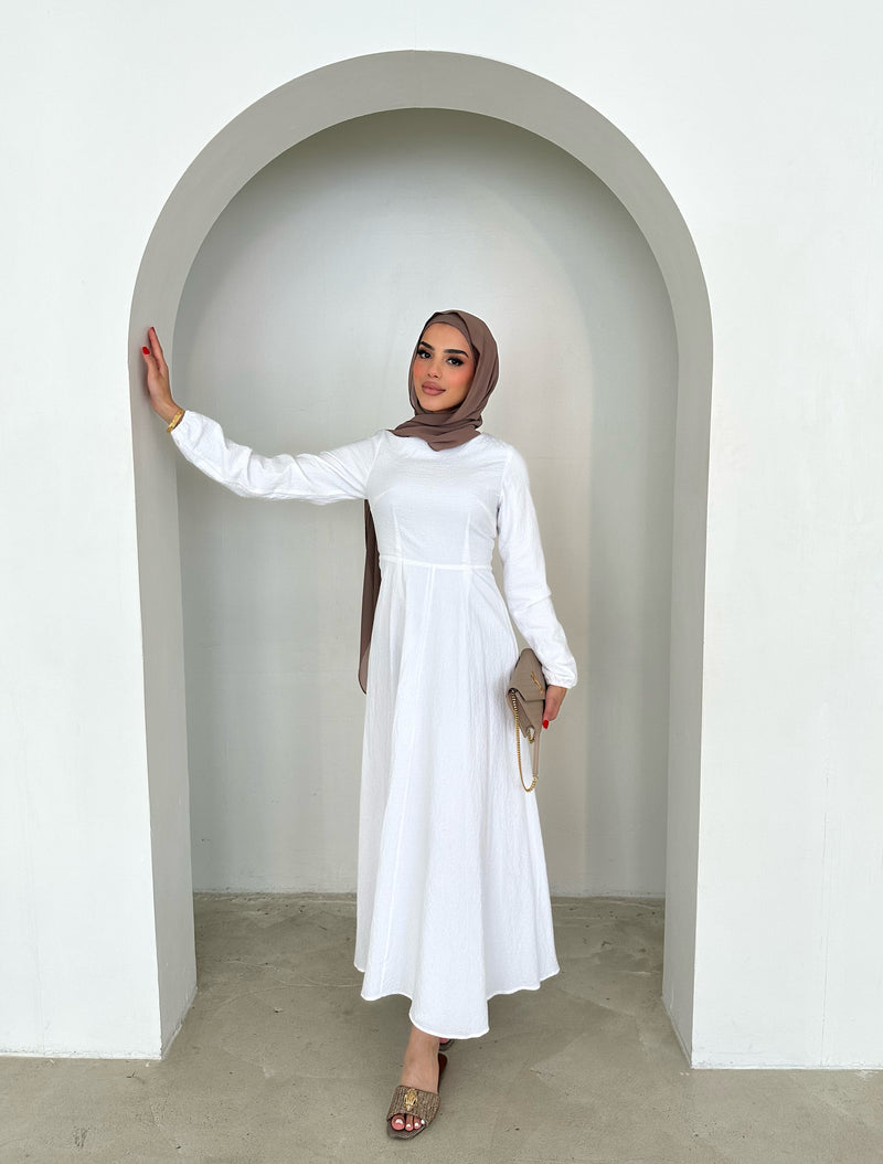 Hijab white sale dress