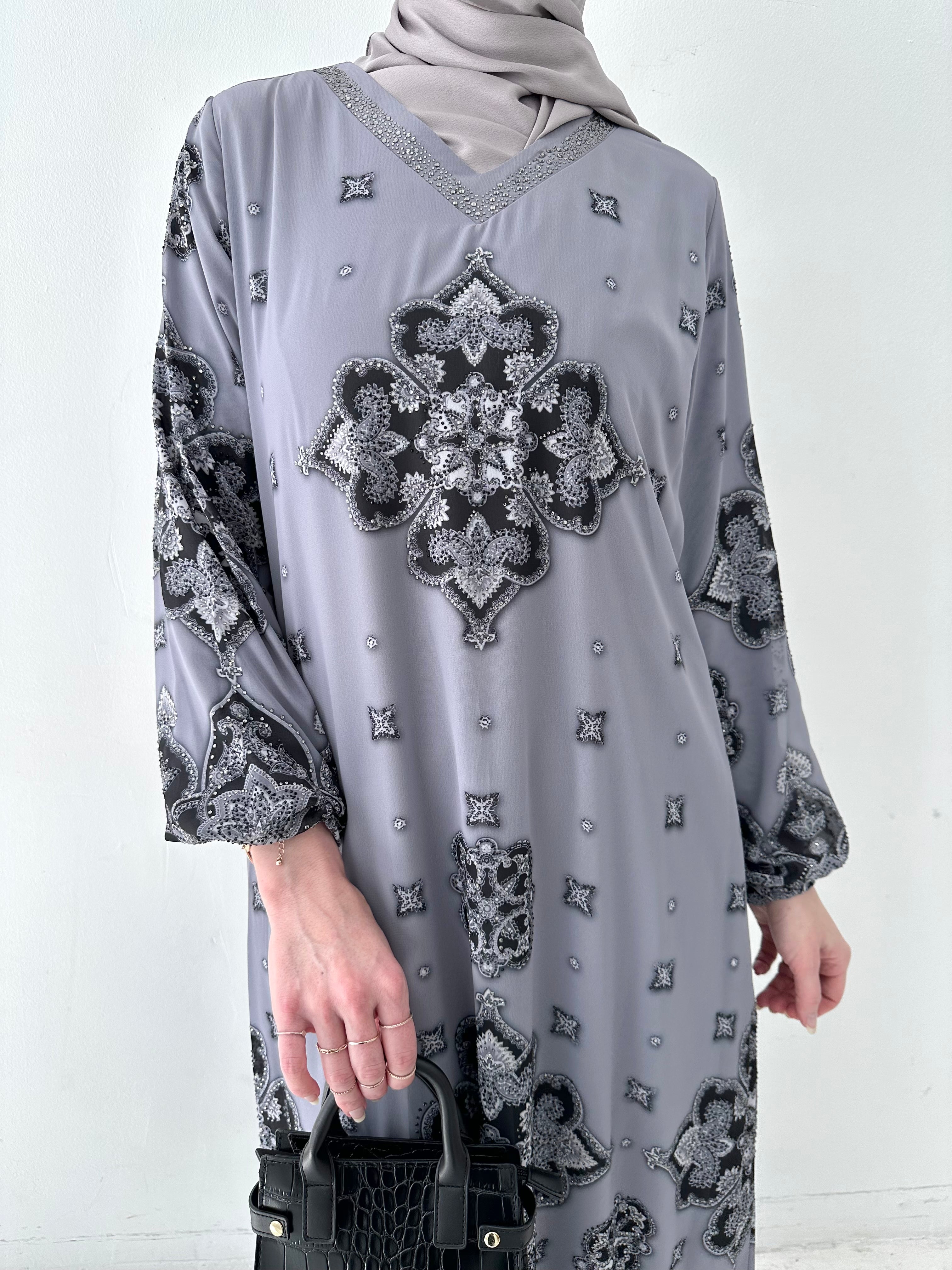 MANAR EMBELLISHED DRESS