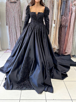 BLACK BALLGOWN