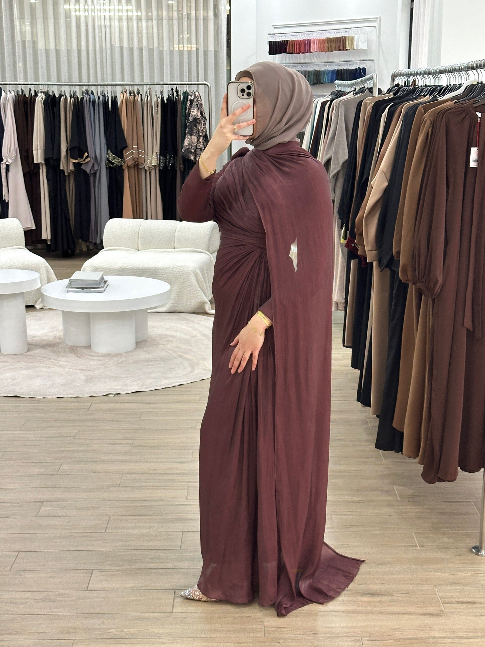 INAYA FORMAL DRESS- WINE
