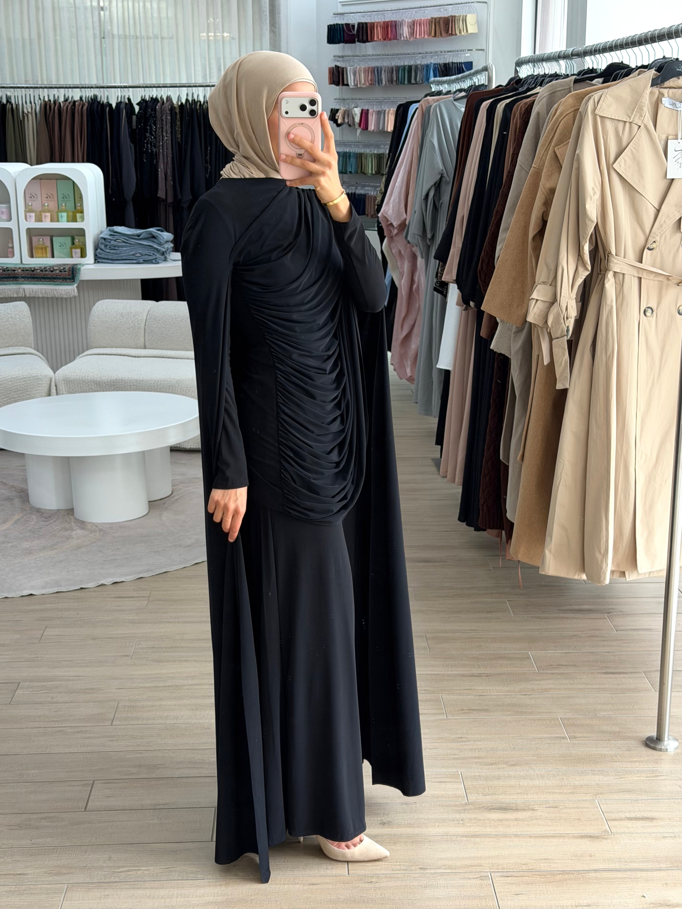 SNATCHED JERSEY SET - BLACK