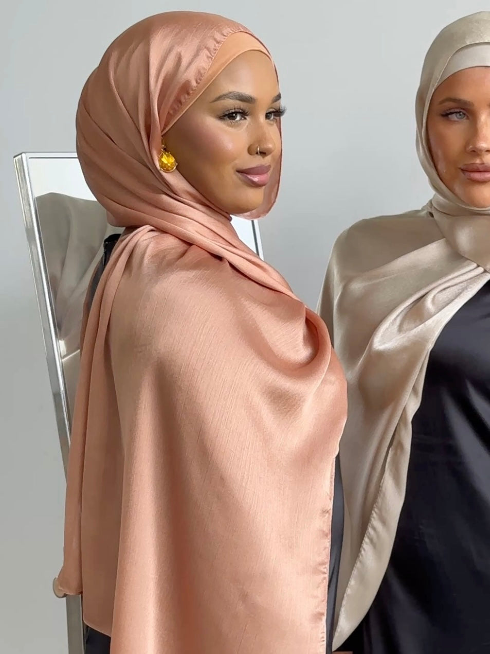 SHIMMER HIJAB- CLAY