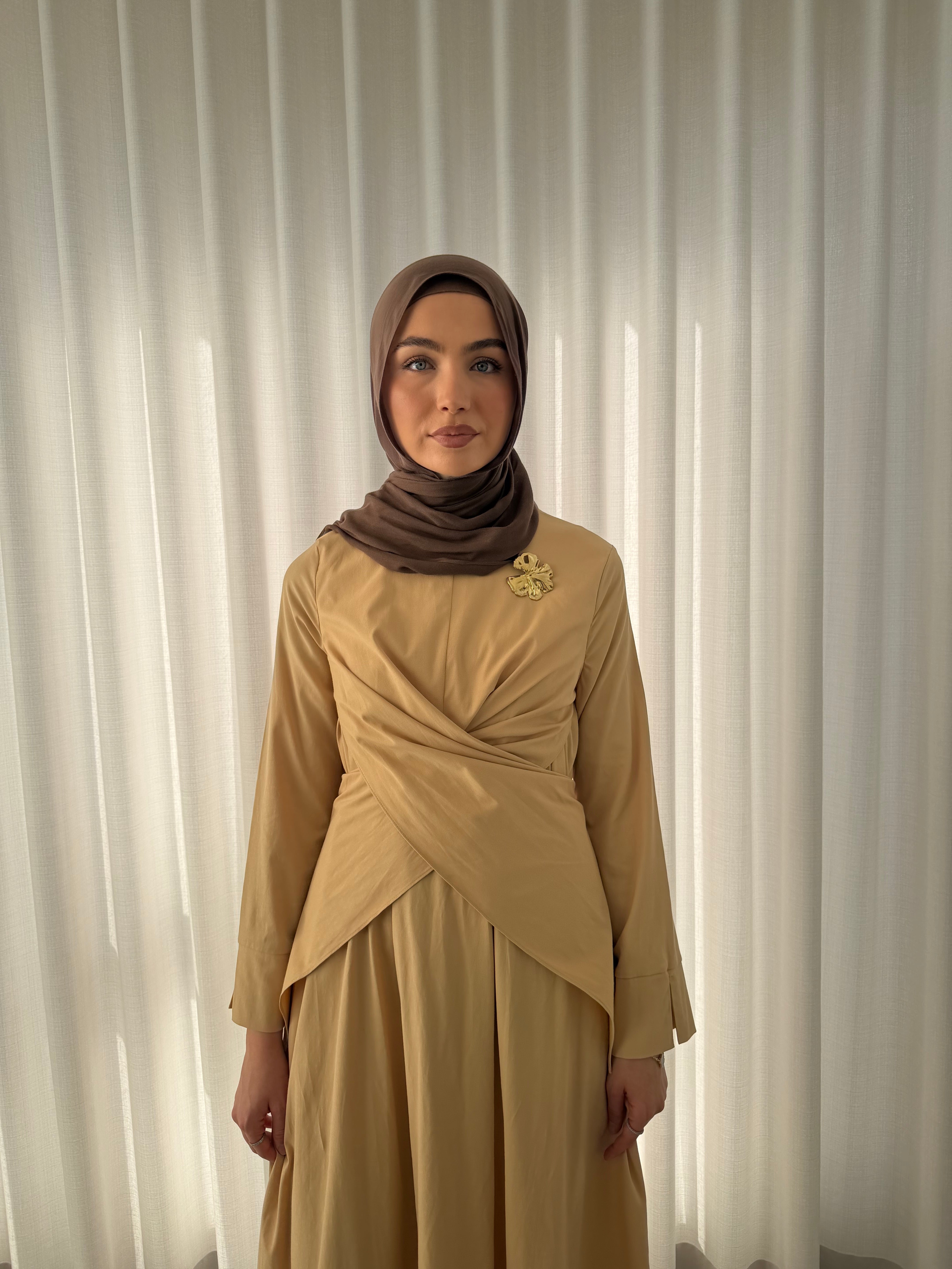 SOLENE WRAP DRESS