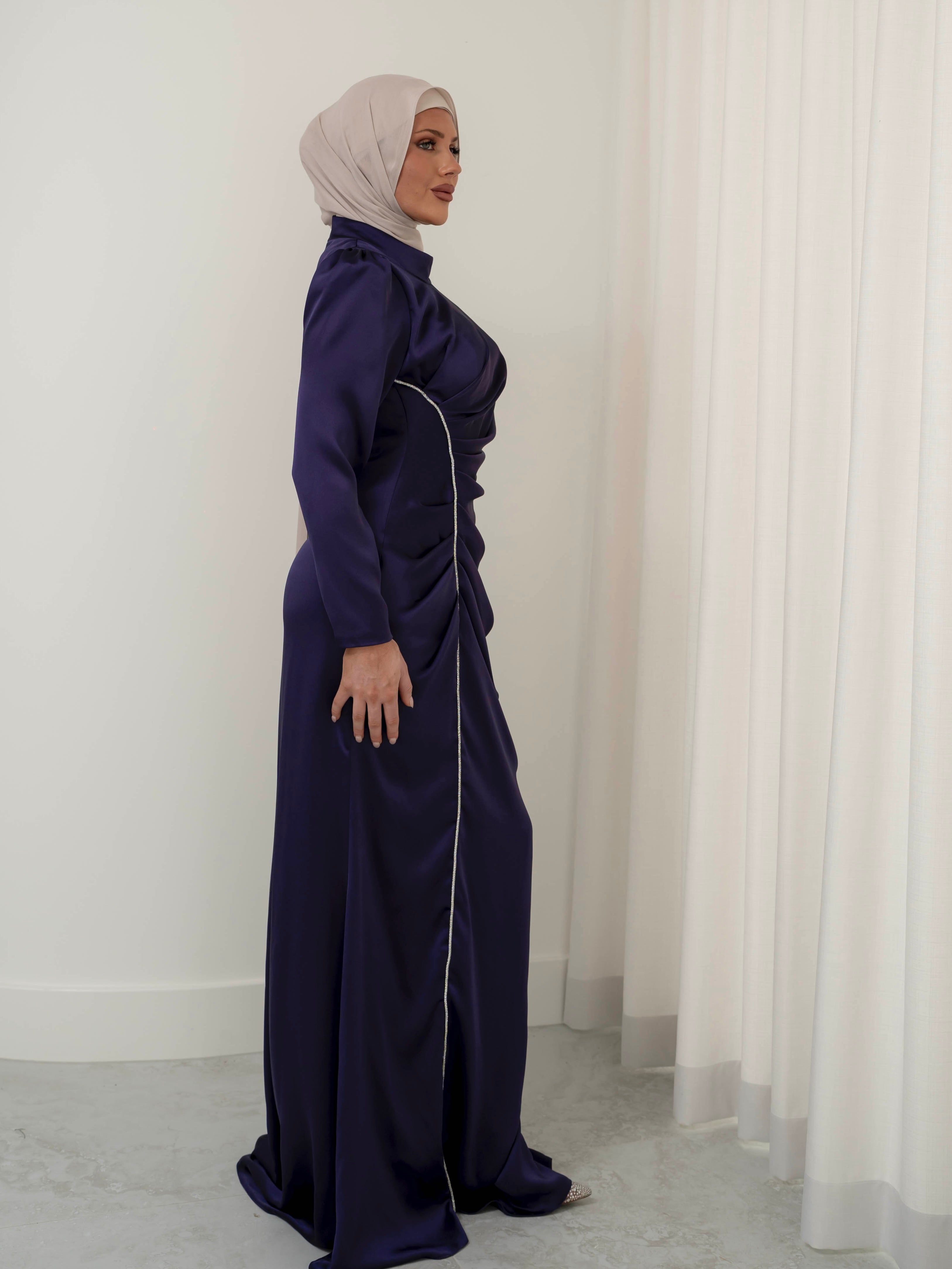 OLA FORMAL DRESS- INDIGO