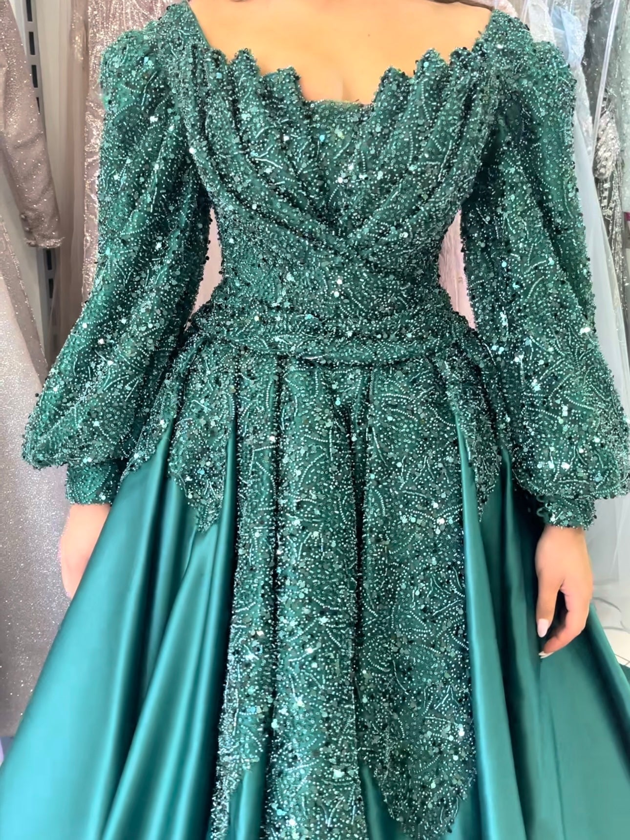 EMERALD BALLGOWN