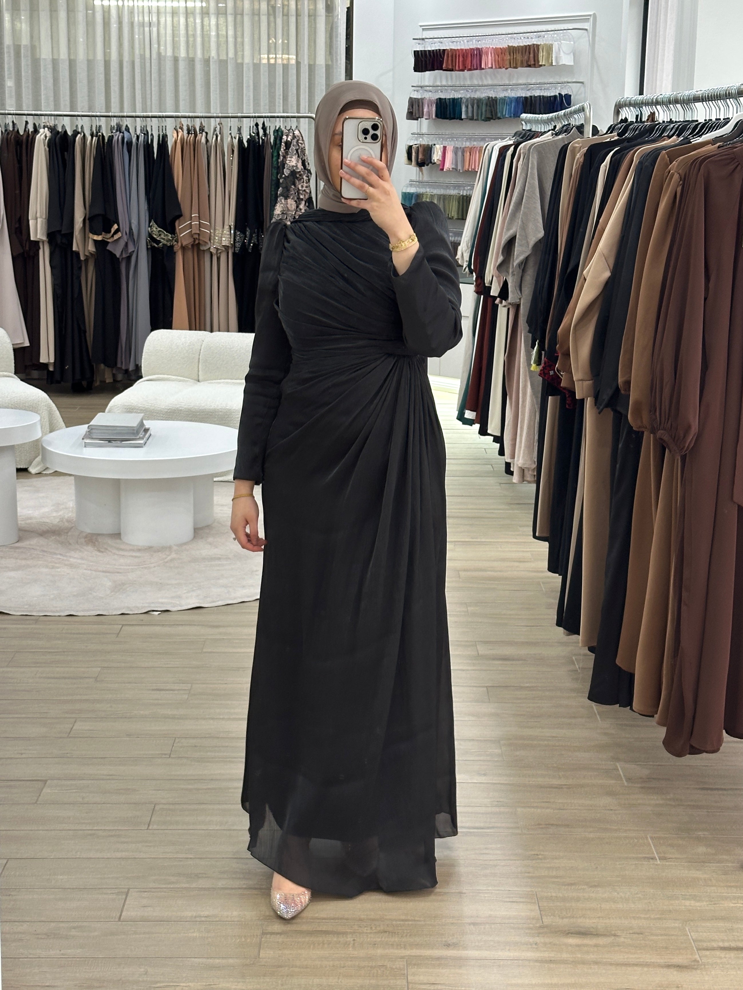 INAYA FORMAL DRESS- BLACK