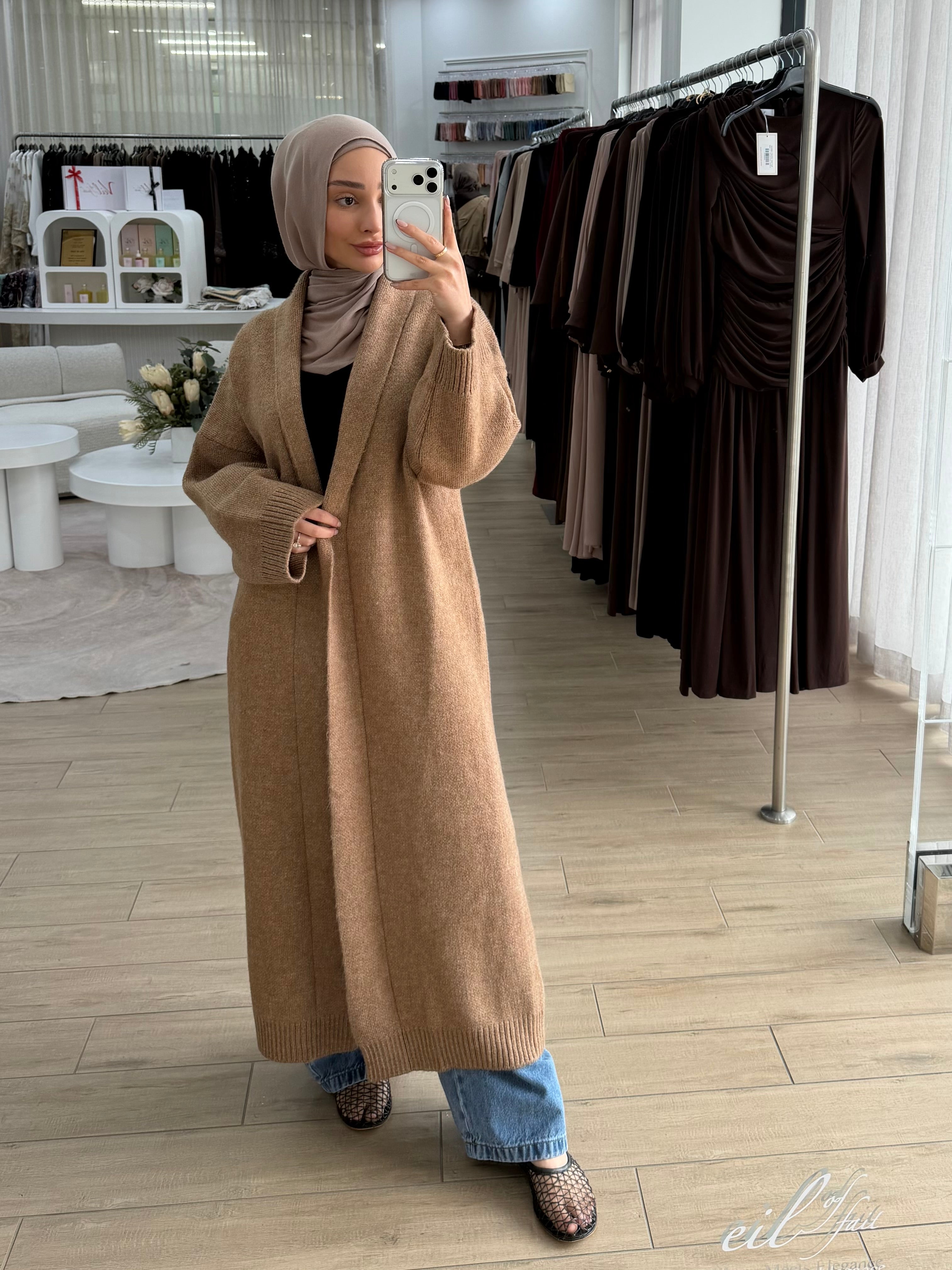 WOOL KNIT CARDIGAN