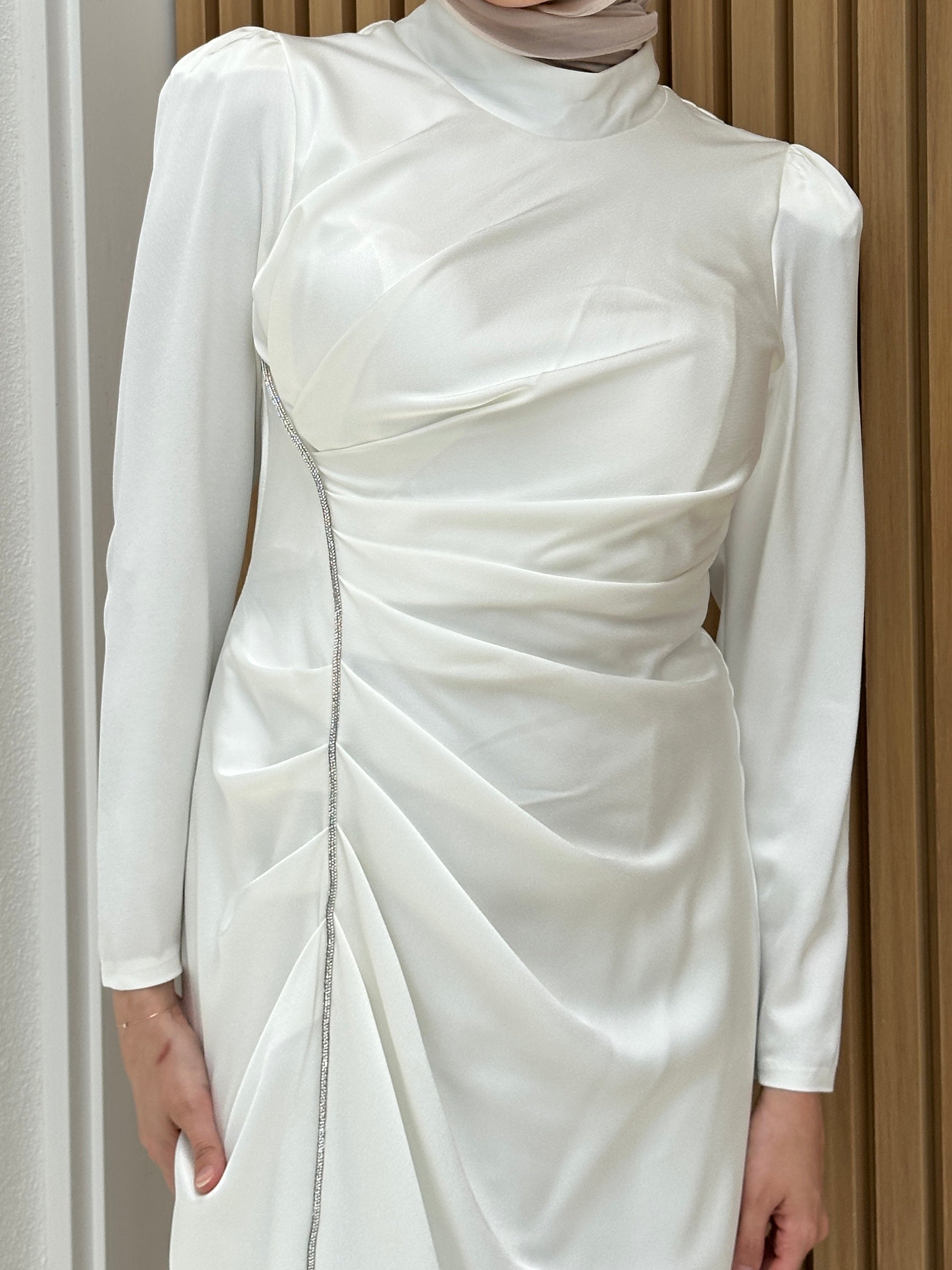 OLA FORMAL DRESS- WHITE