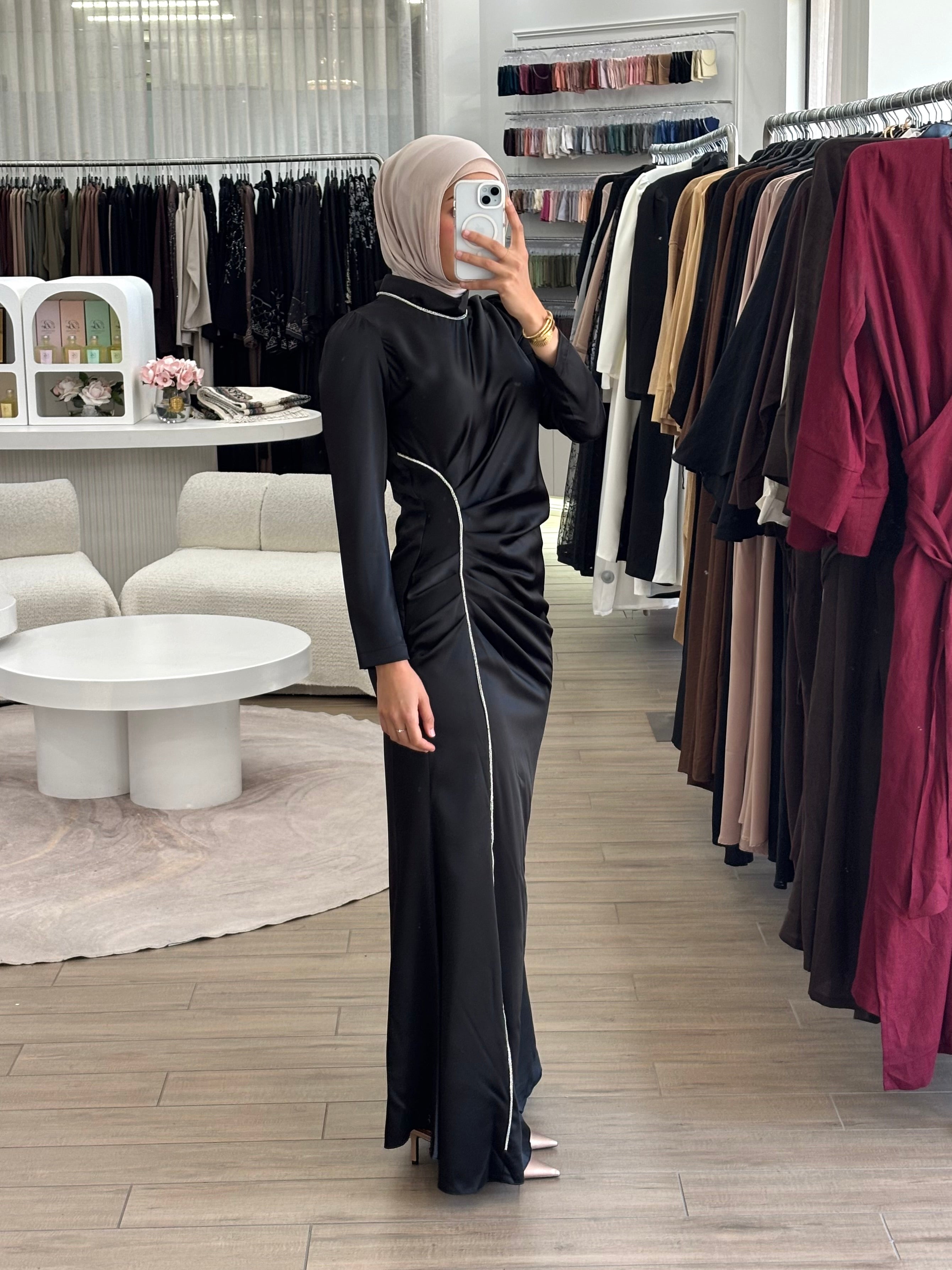 OLA FORMAL DRESS- BLACK