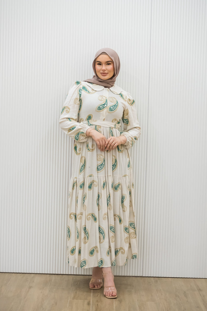 PAISLEY COTTON DRESS