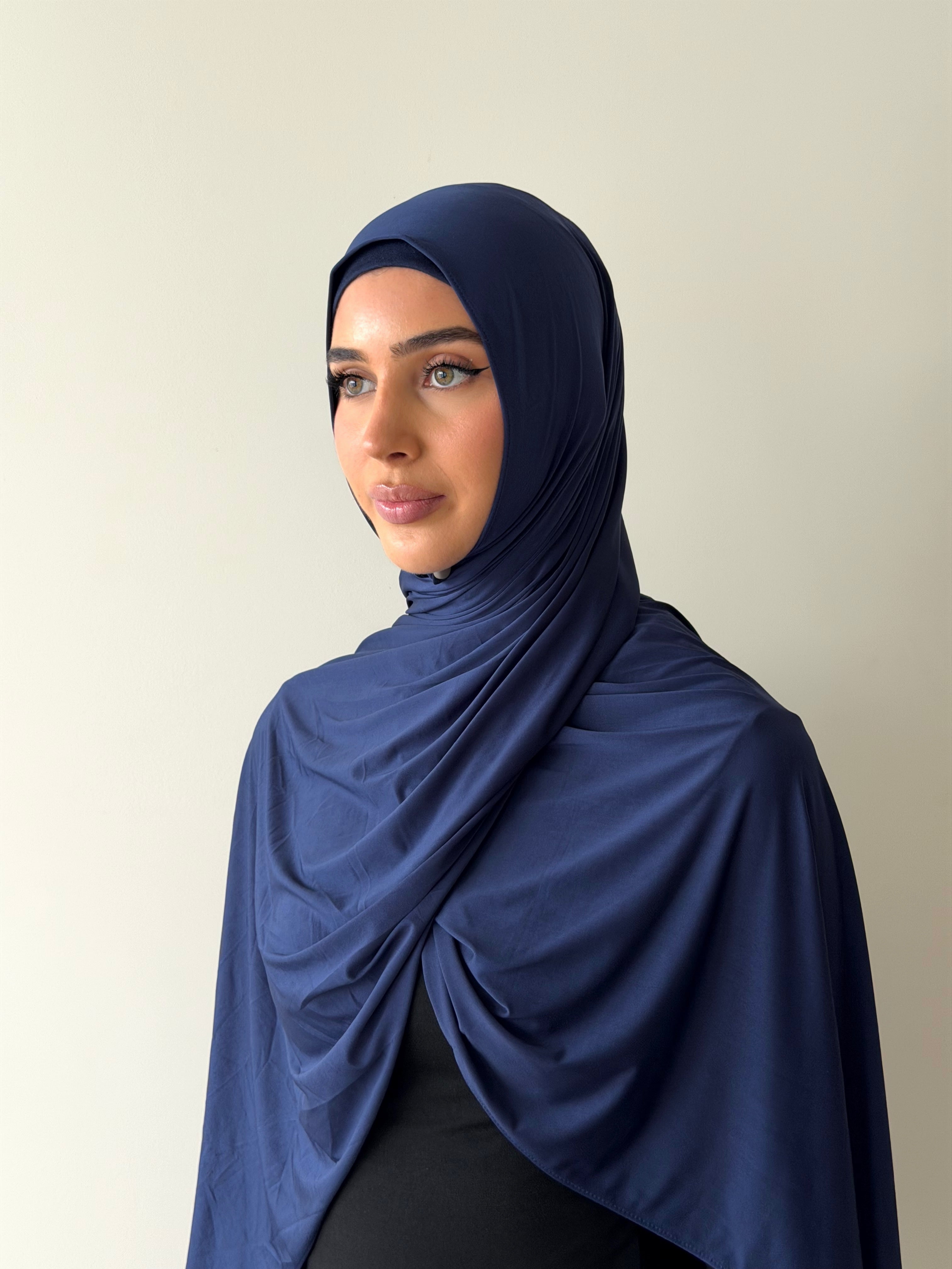 LIQUID JERSEY HIJAB- ROYAL BLUE