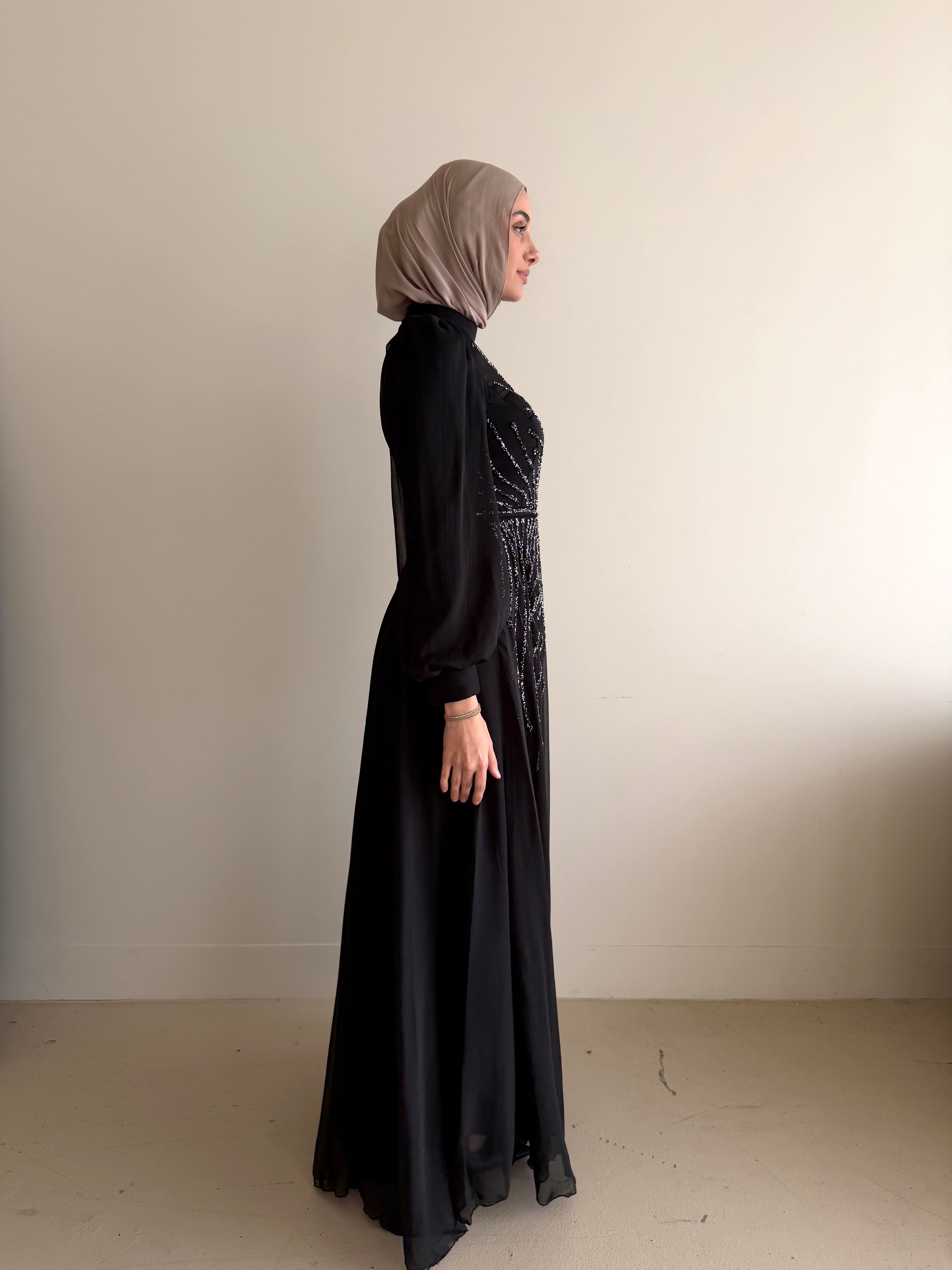 LORENA FORMAL DRESS- BLACK
