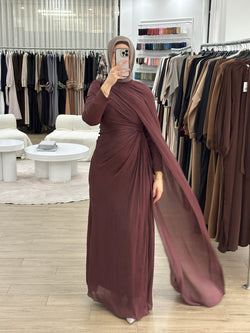 INAYA FORMAL DRESS- WINE