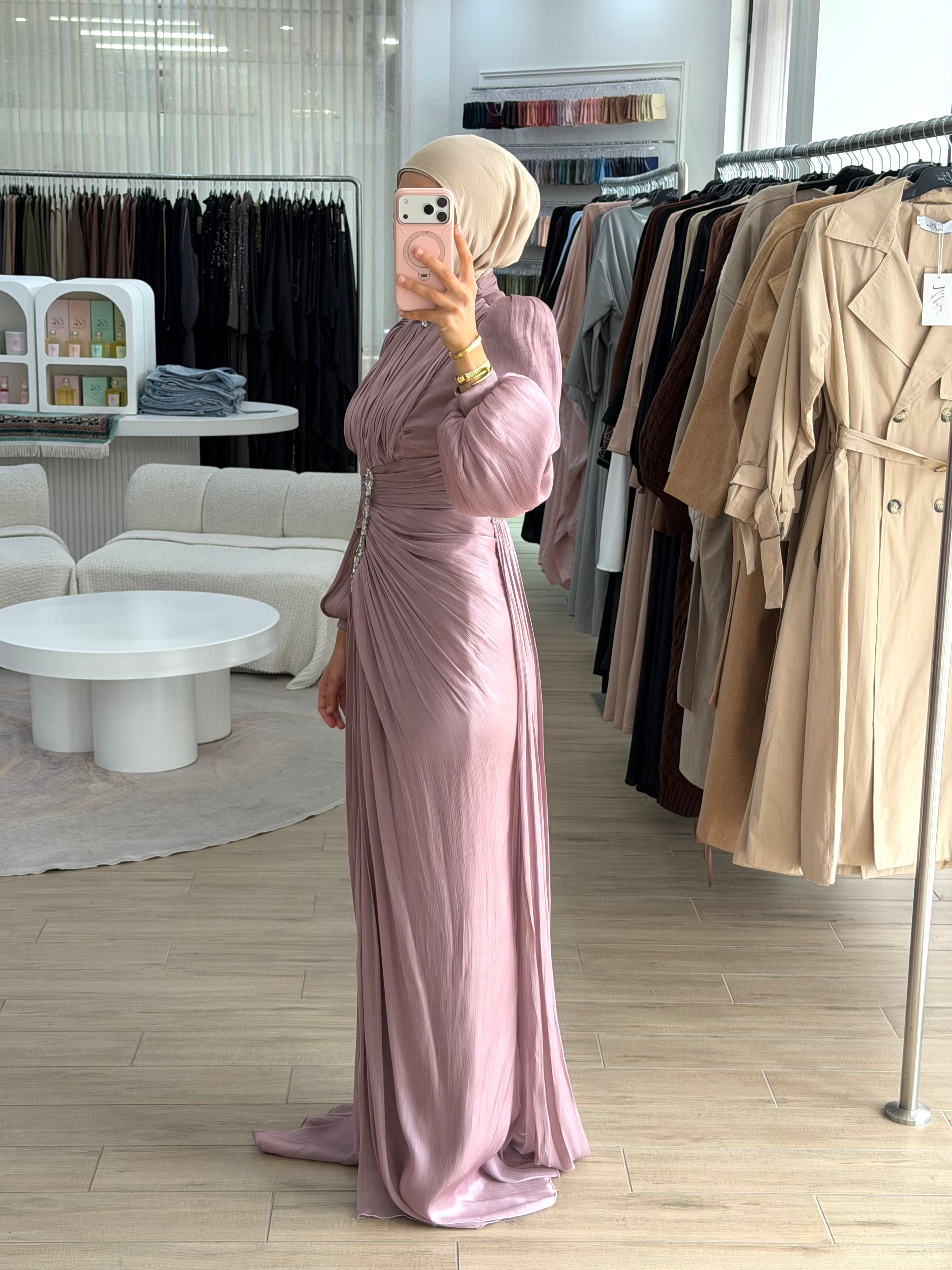 JANAN FORMAL DRESS - MAUVE