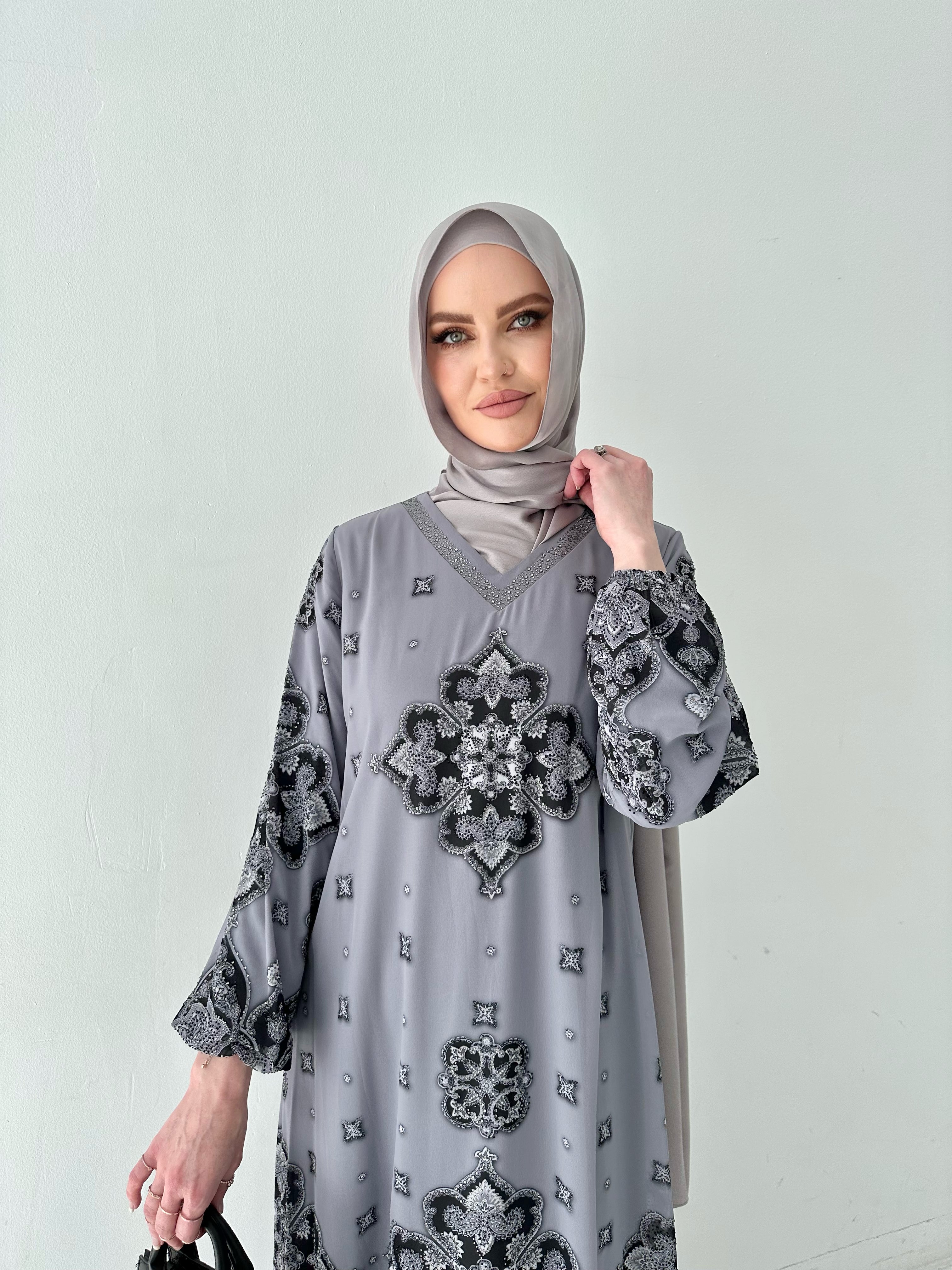 MANAR EMBELLISHED DRESS