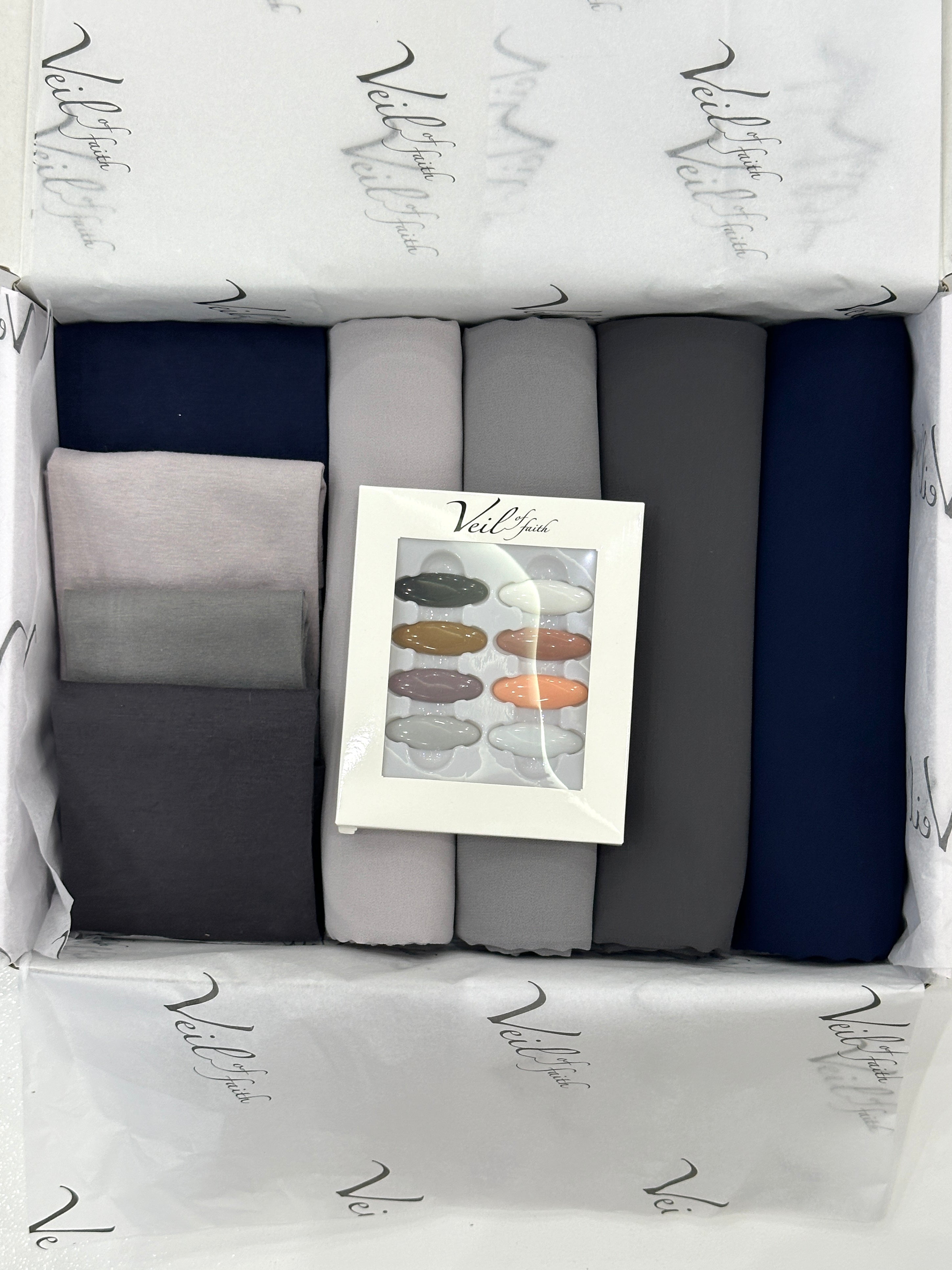 CREPE HIJAB GIFT BOX #4